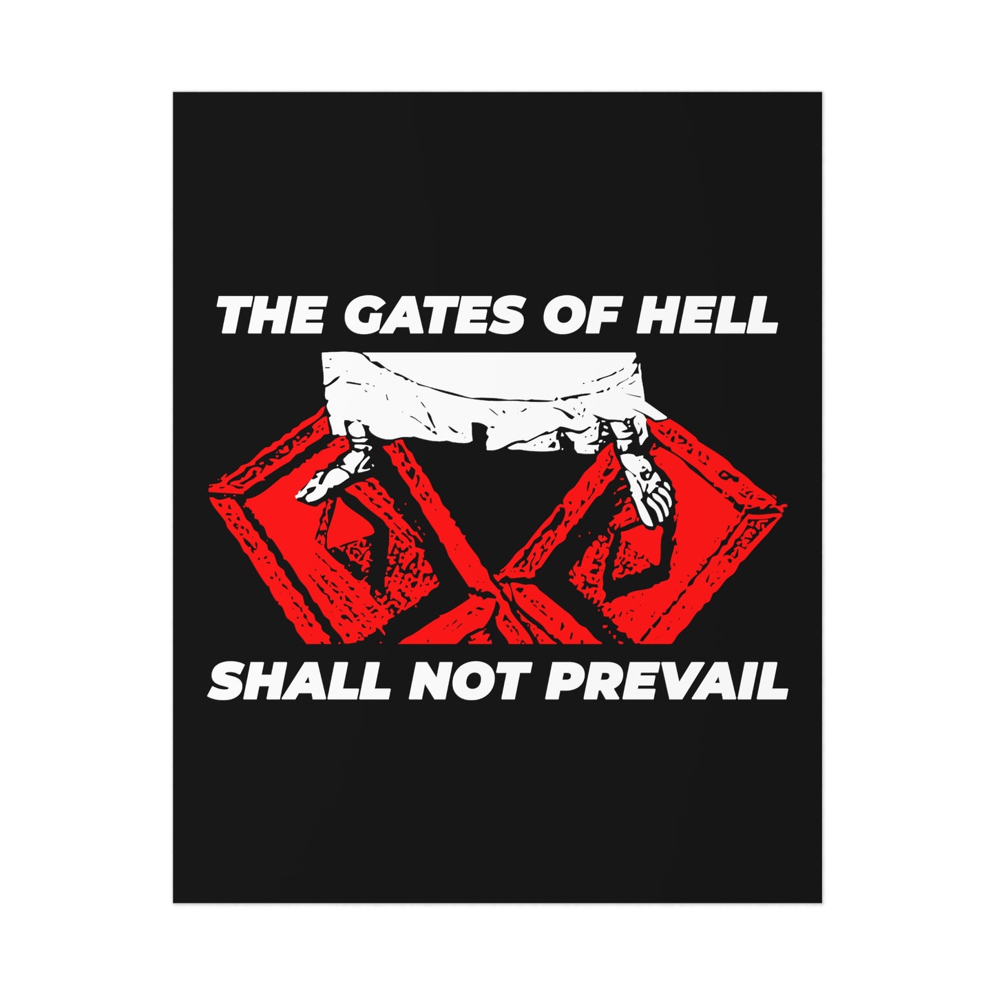The Gates of Hell Shall Not Prevail No. 2 |  Orthodox Christian Art Poster