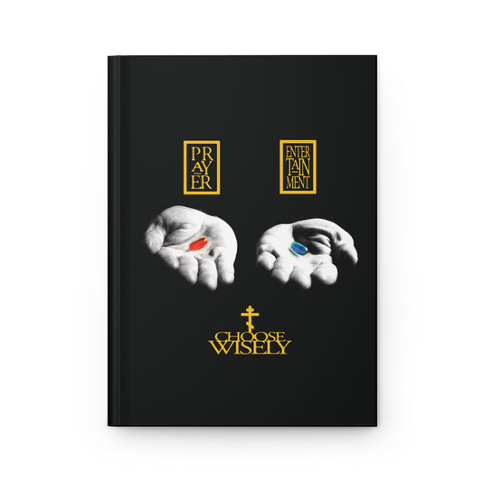 Red Pill Blue Pill (Choose Wisely) No. 1 | Orthodox Christian Accessory | Hardcover Journal