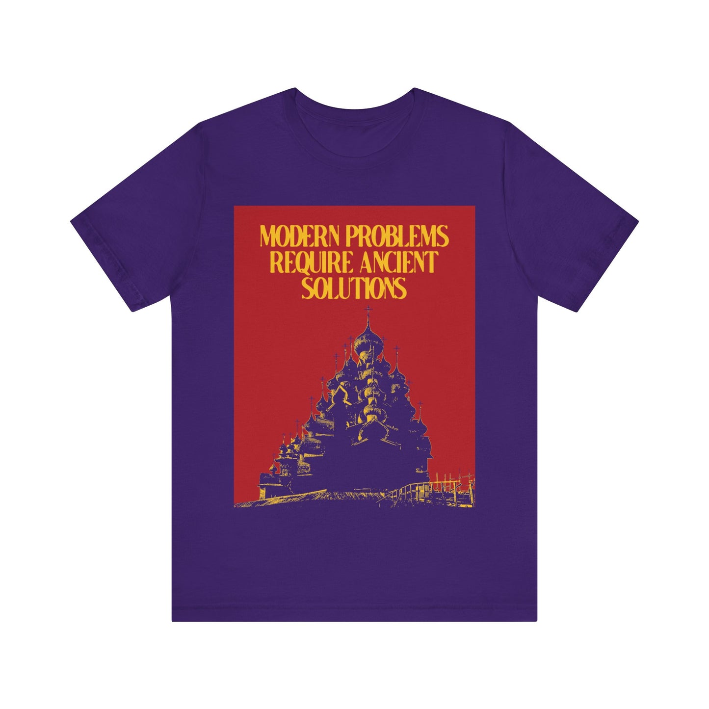 Modern Problems Require Ancient Solutions No. 1 | Orthodox Christian T-Shirt