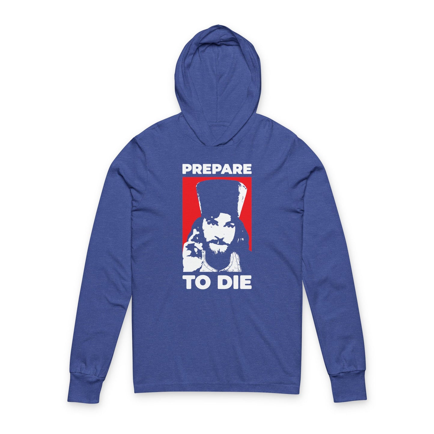 Prepare to Die | Remember You Will Die | Inigo Montoya as Orthodox Priest Giving a Blessing | Princess Bride | Orthodox Long Sleeve Hooded Shirt