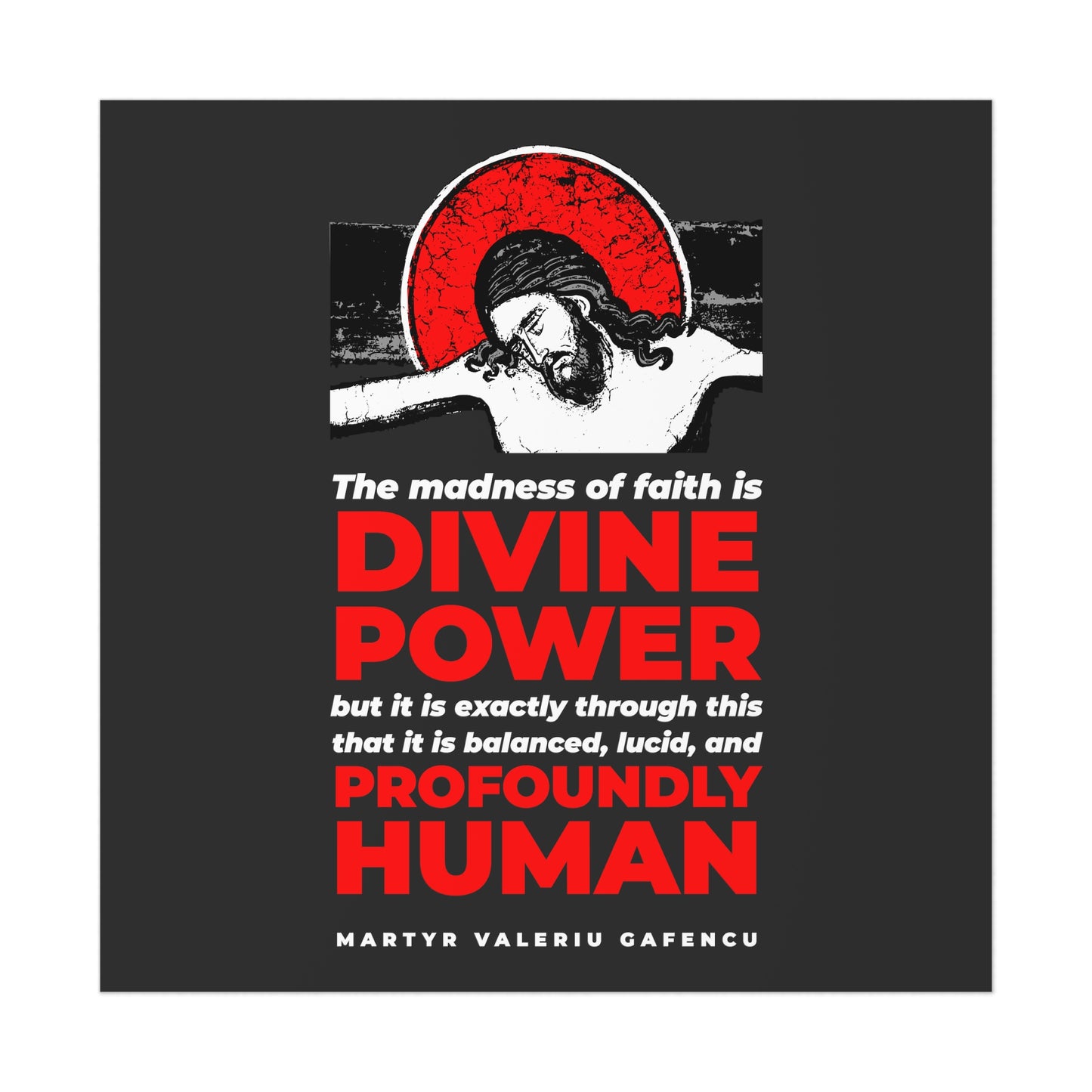 The Madness of Faith No. 1 |  Orthodox Christian Art Poster