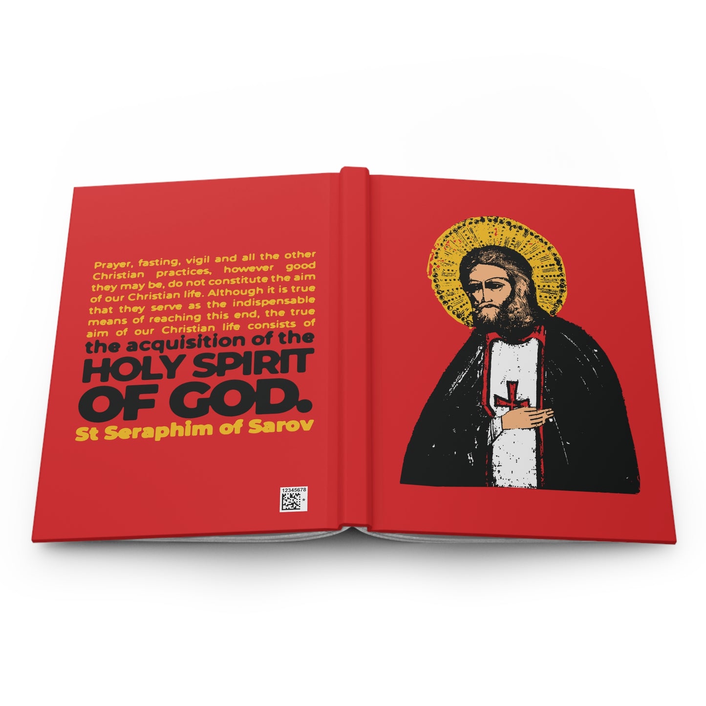 Acquisition of the Holy Spirit (St Seraphim of Sarov) No. 1 | Orthodox Christian Accessory | Hardcover Journal
