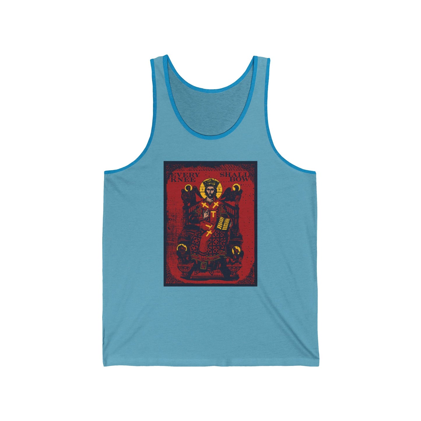 Every Knee Shall Bow (Jesus Christ IkonoGraphic) No. 1 | Orthodox Christian Tank Top