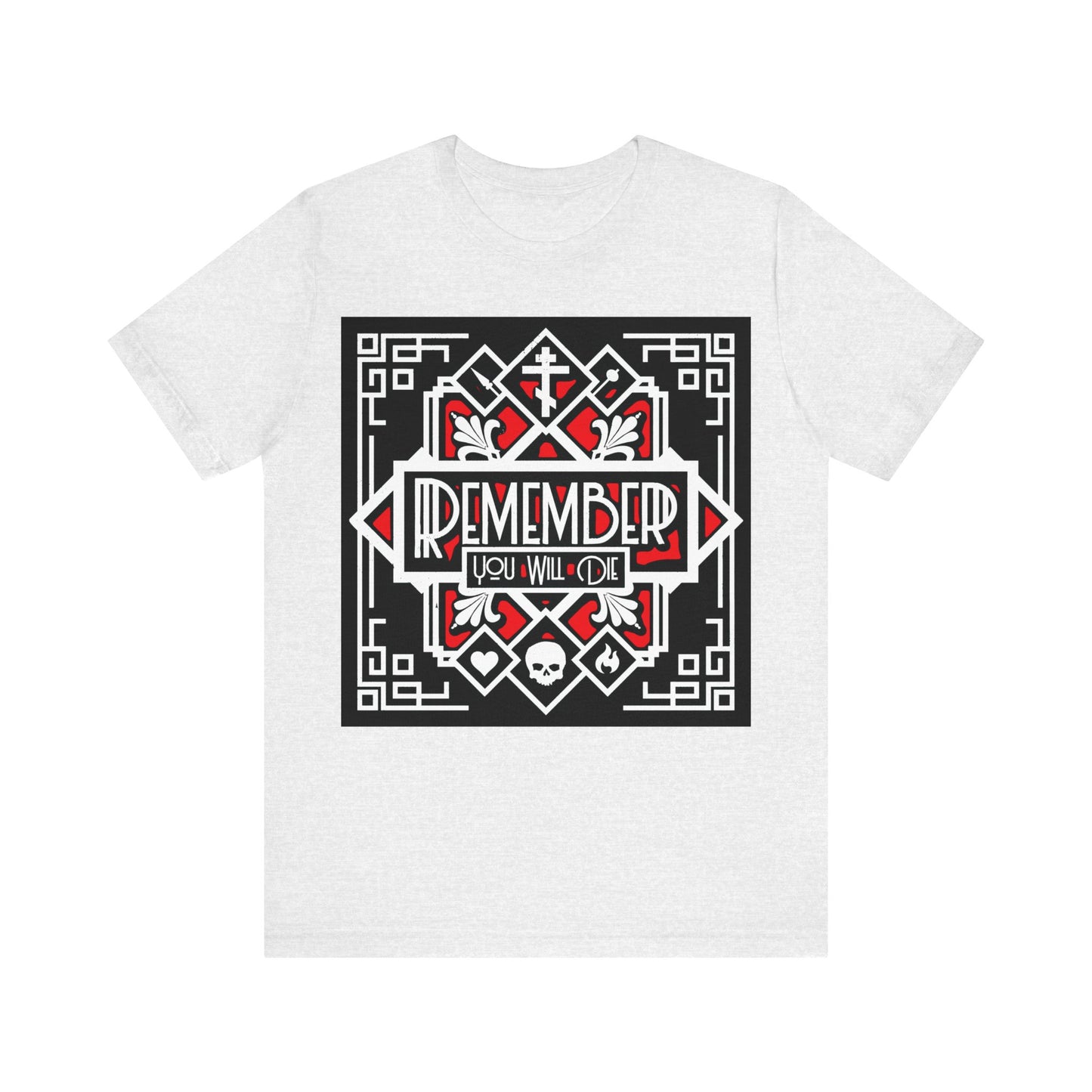 Remember You Will Die: Art Deco Design No.3 | Orthodox Christian T-Shirt
