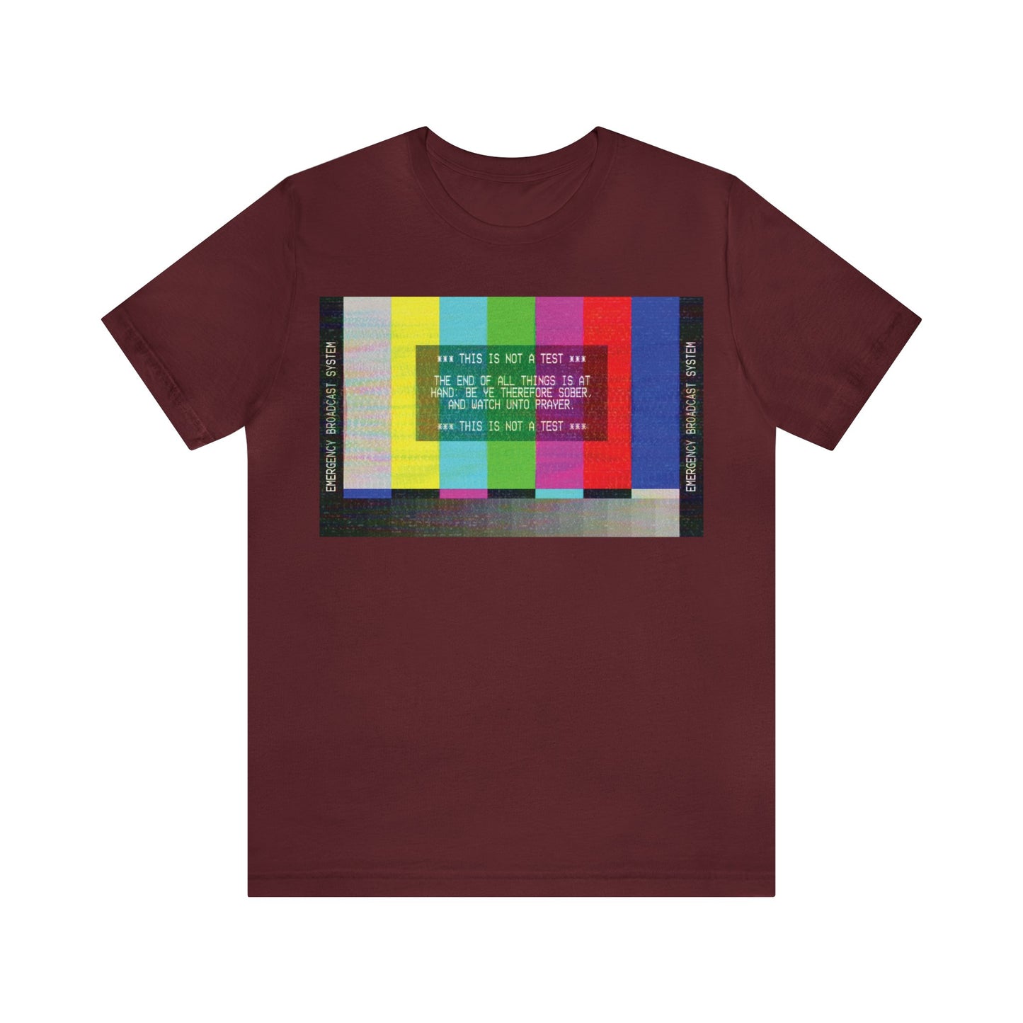 The End of All Things No. 4 (1 Peter 4:7) | Orthodox Christian T-Shirt