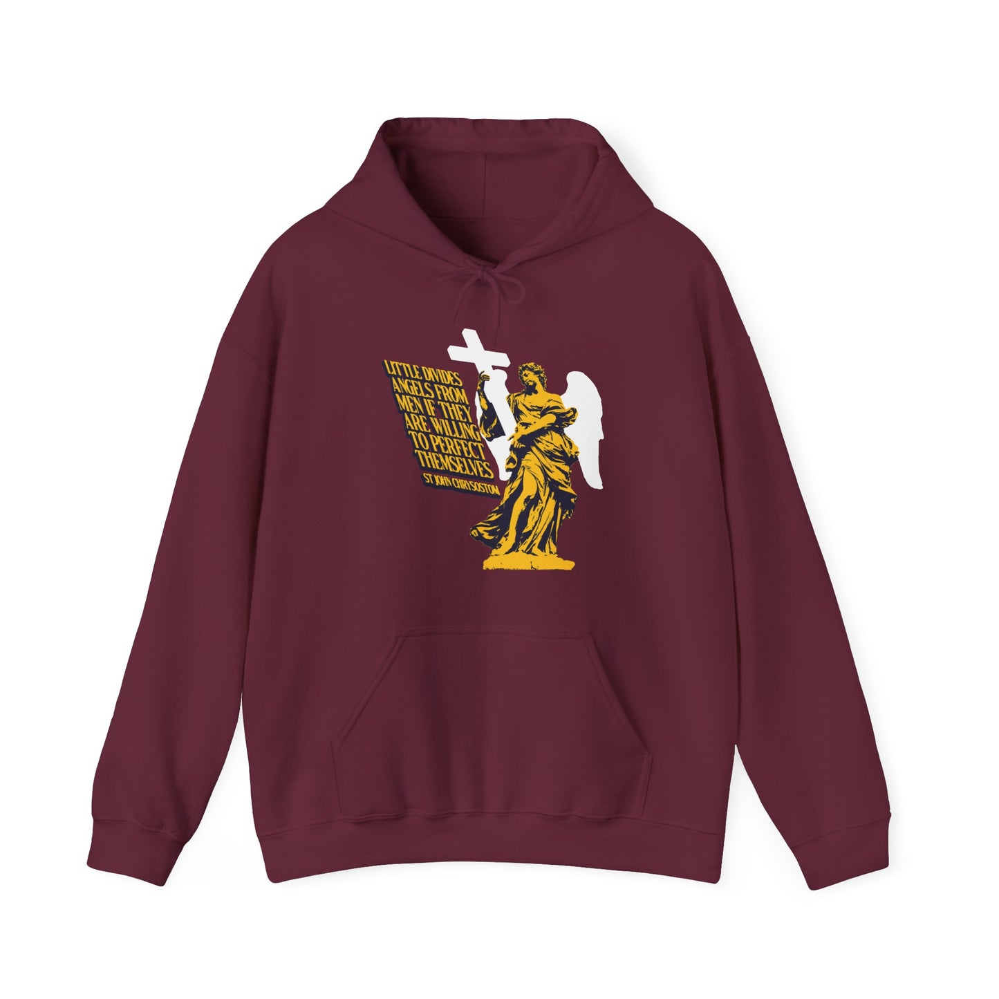 Little Divides Angels from Men (St. John Chrysostom) No. 2 | Orthodox Christian Hoodie
