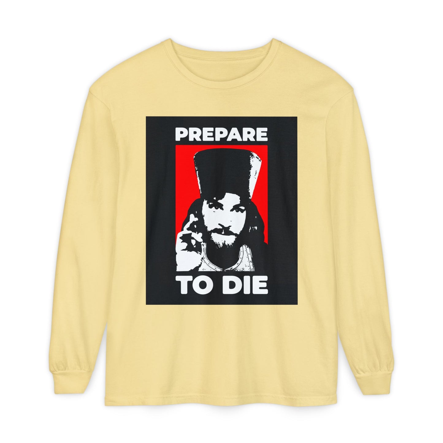 Prepare to Die | Remember You Will Die | Inigo Montoya as Orthodox Priest Giving a Blessing | Orthodox Christian Long Sleeve Shirt