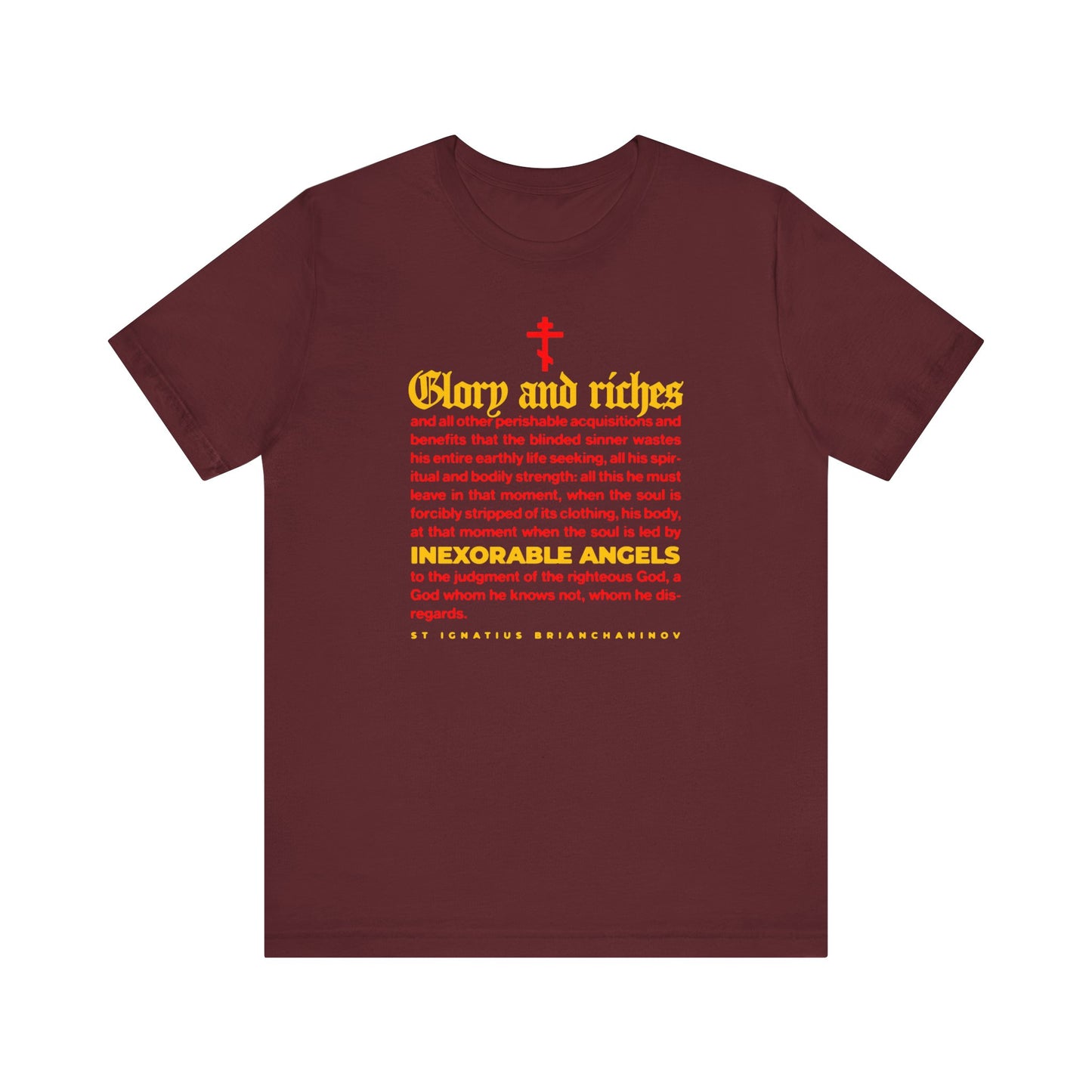 Inexorable Angels (St Ignatius Brianchaninov) No. 1 | Orthodox Christian T-Shirt