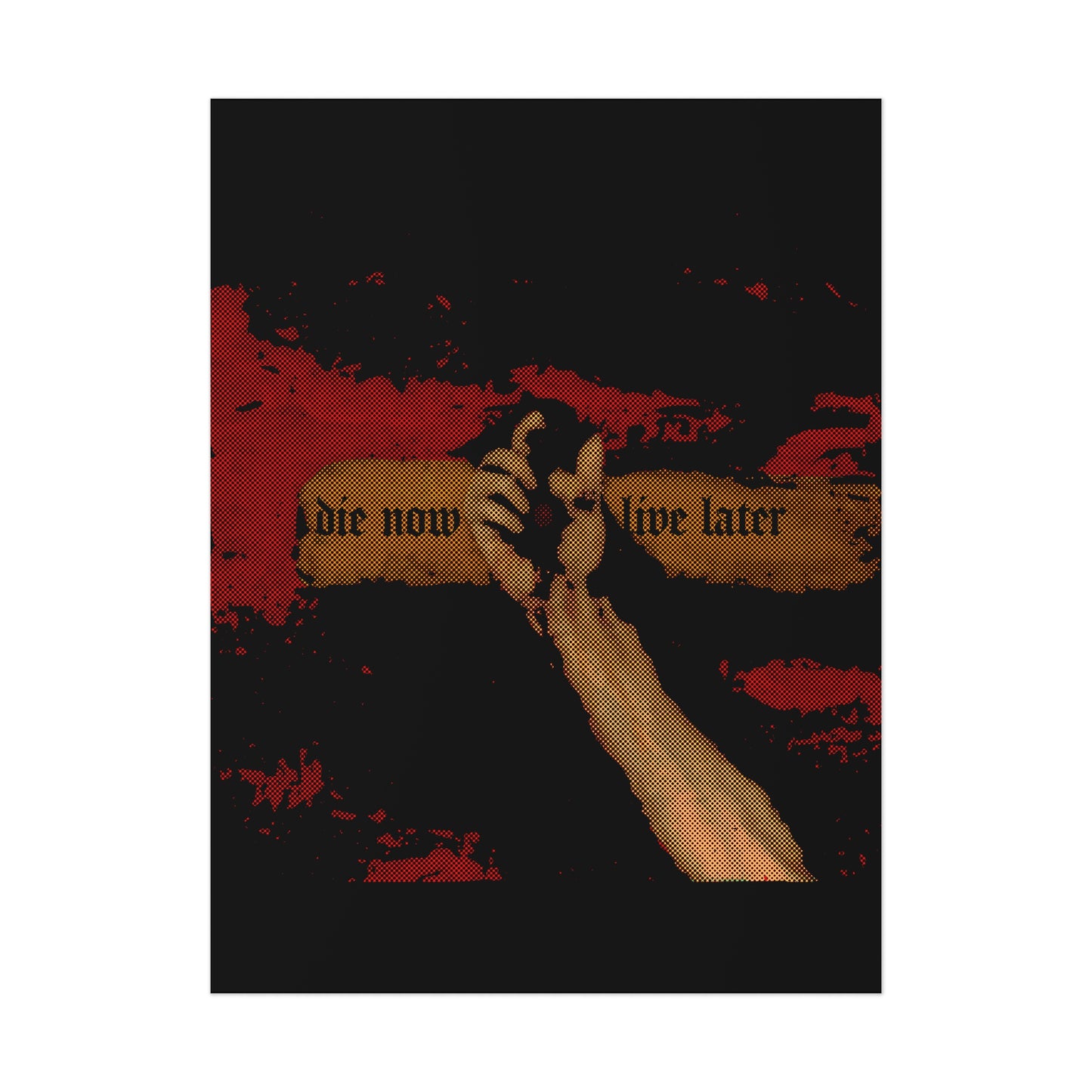 Die Now, Live Later No. 2 | Orthodox Christian Art Poster