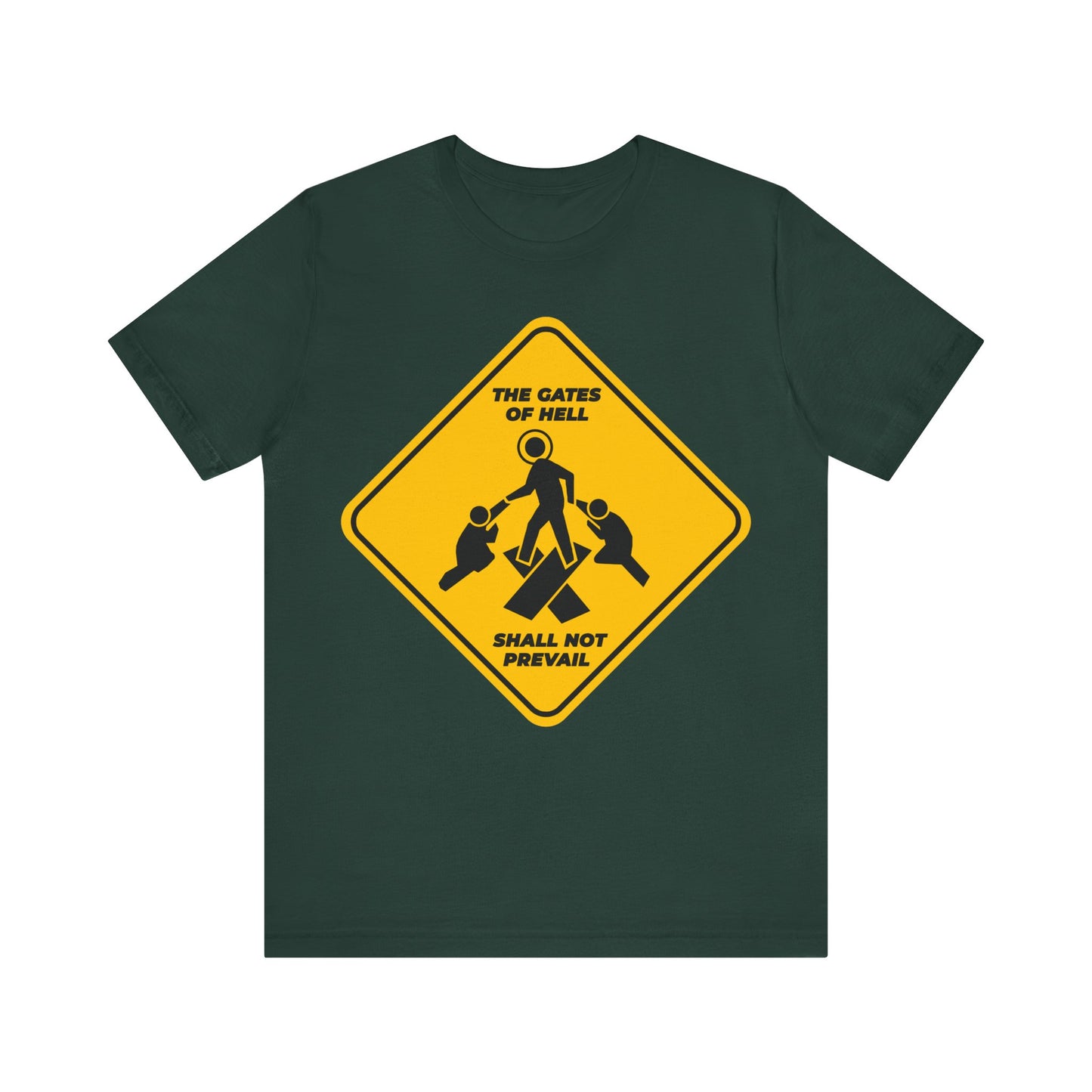 The Gates of Hell Shall Not Prevail No. 3 | Orthodox Christian T-Shirt