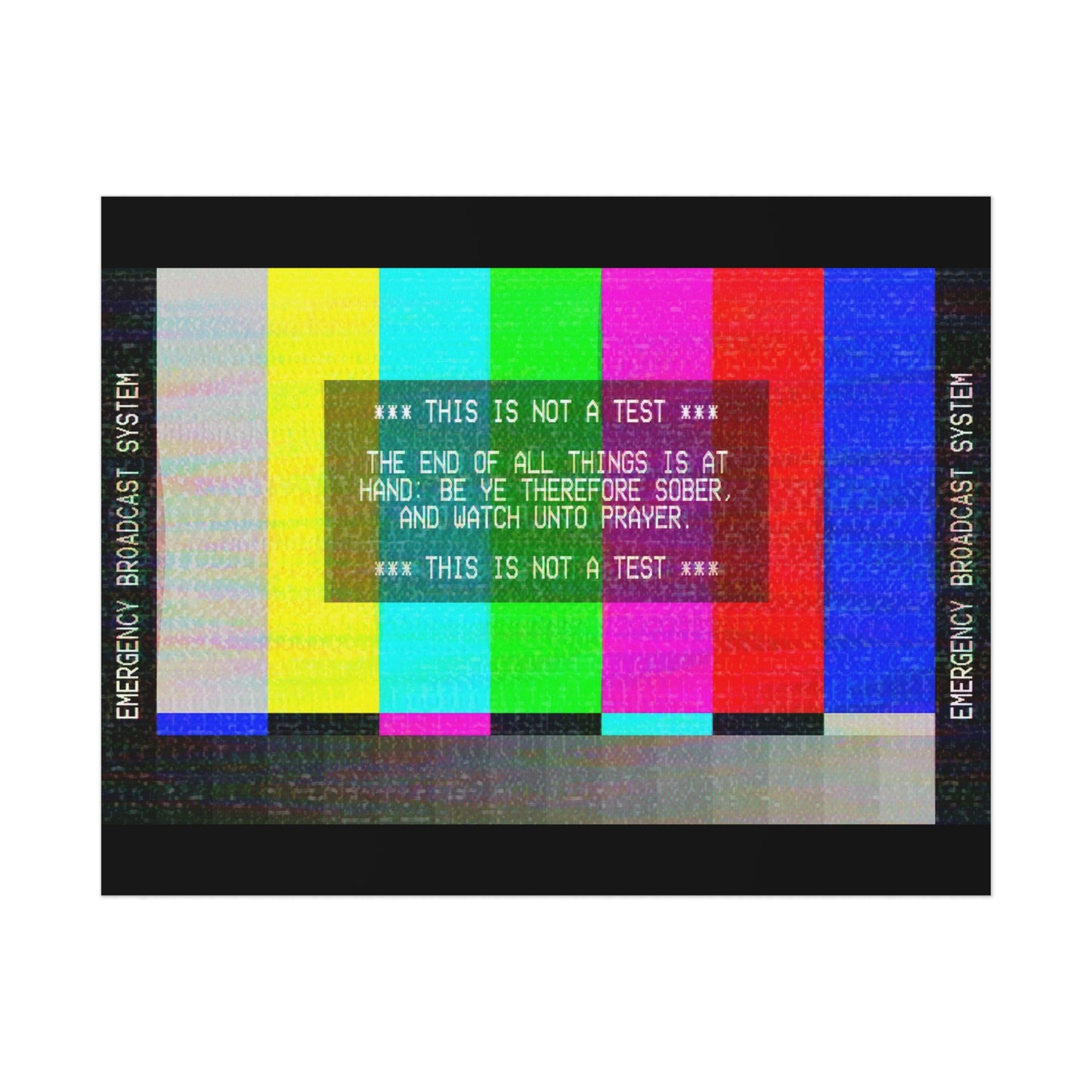 The End of All Things No. 4 (1 Peter 4:7) | Orthodox Christian Art Poster