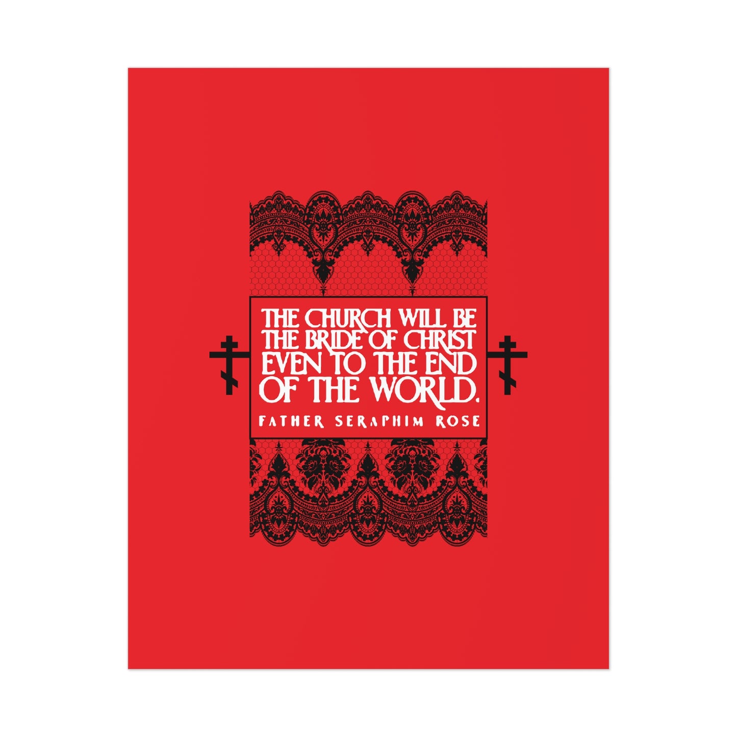 The Church Will Be the Bride of Christ No. 2 | Orthodox Christian Art Poster