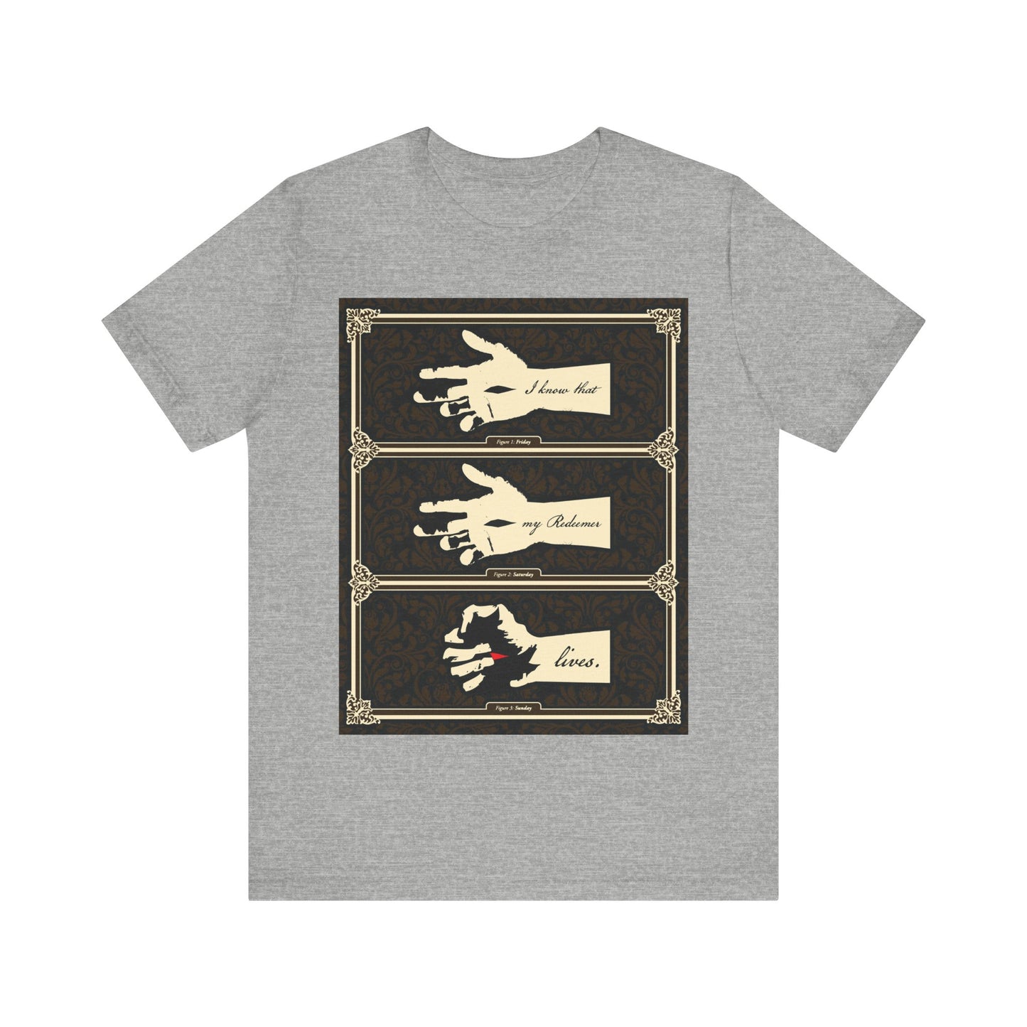 I Know That My Redeemer Lives (Job 19:25) No. 1 | Orthodox Christian T-Shirt