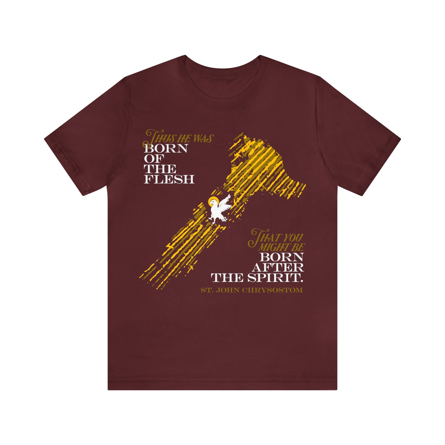 Thus He Was Born of the Flesh No. 1 | Orthodox Christian T-Shirt