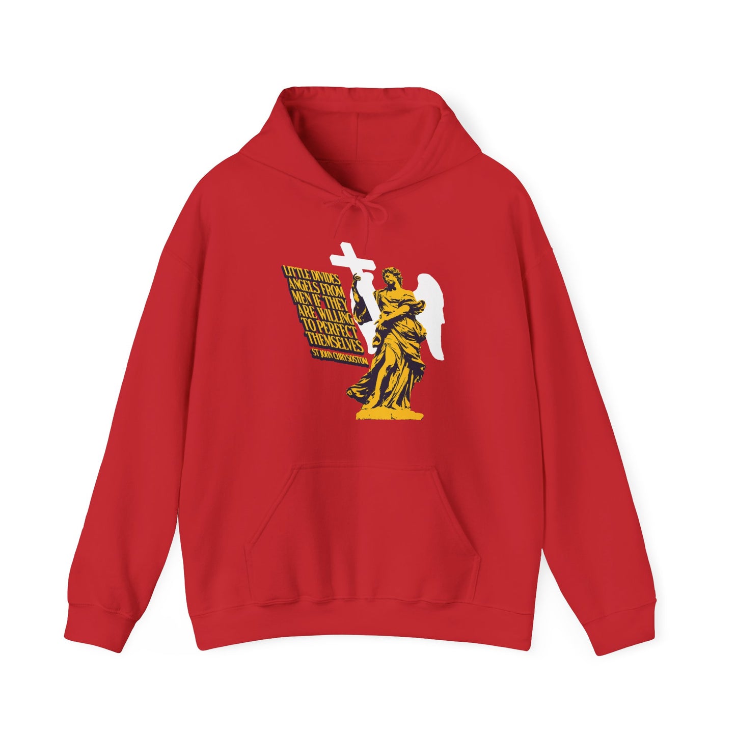 Little Divides Angels from Men (St. John Chrysostom) No. 2 | Orthodox Christian Hoodie