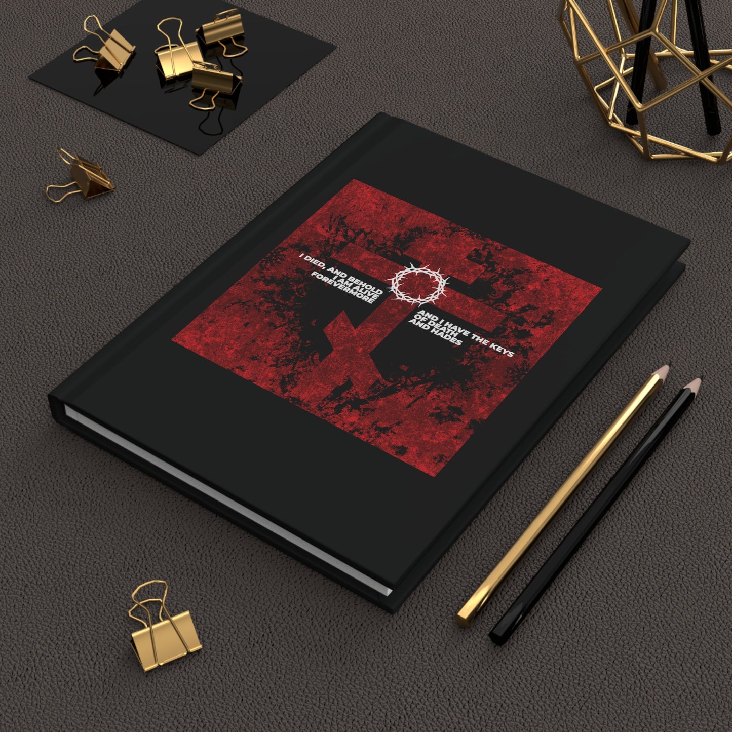 I Am Alive Forevermore No. 2 | Orthodox Christian Accessory | Hardcover Journal