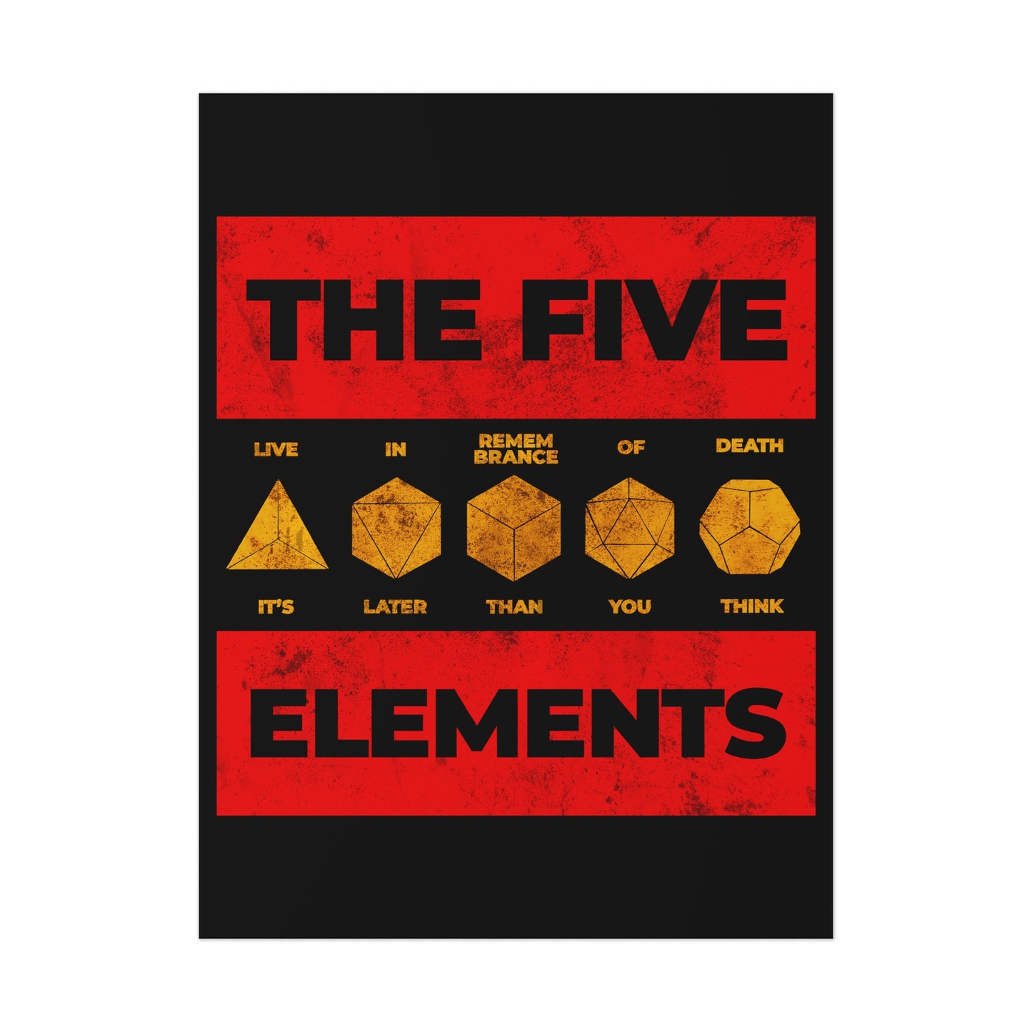The Five Elements No. 1 |  Orthodox Christian Art Poster