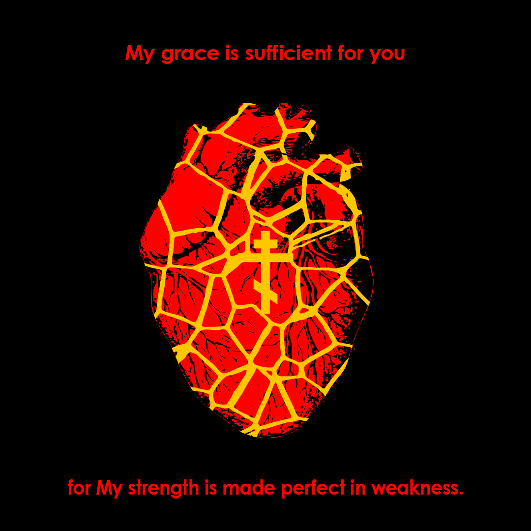 My Strength is Made Perfect in Weakness No. 1 | Orthodox Christian Hoodie / Hooded Sweatshirt