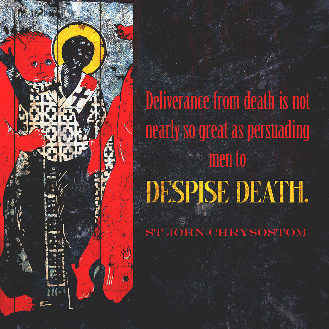 Despise Death No. 1 | Orthodox Christian Hoodie / Hooded Sweatshirt