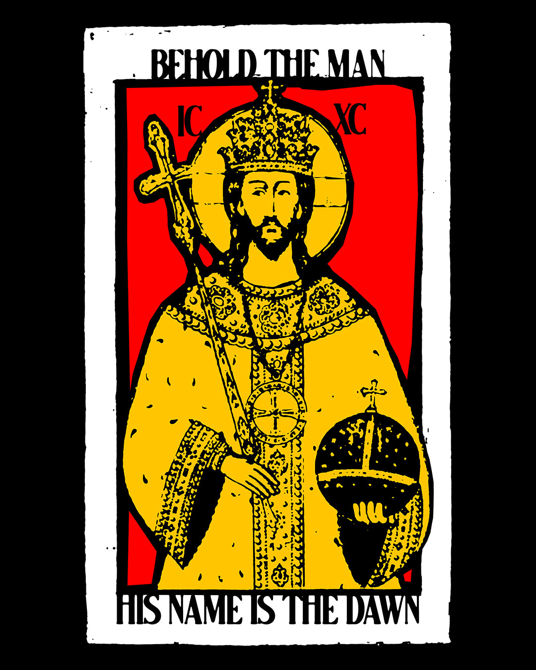 Behold the Man, His Name is the Dawn (Zechariah 6:12) No. 1 | Orthodox Christian T-Shirt