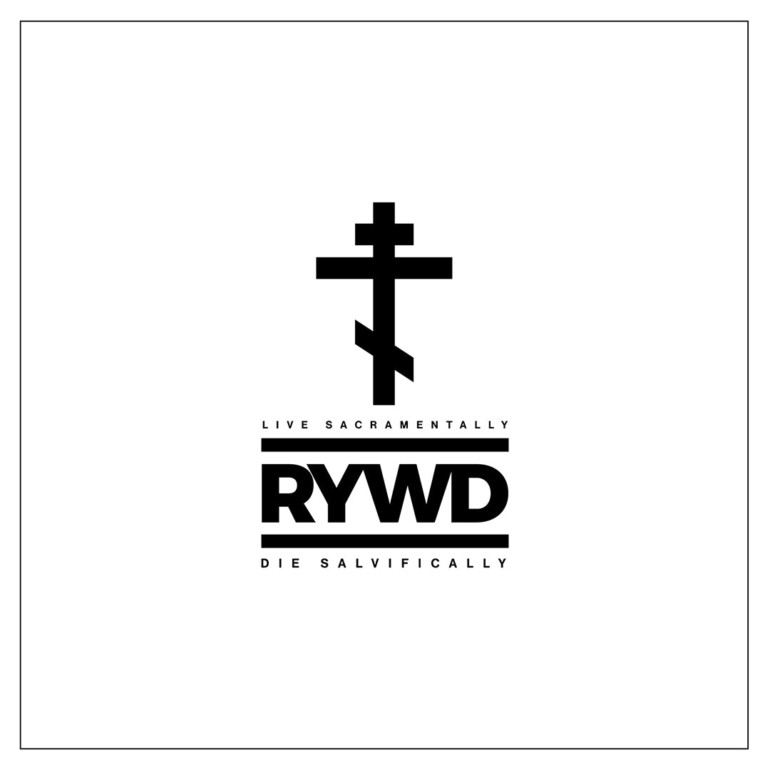 RYWD (Remember You Will Die) (Black Text) Logo Design No. 1 | Orthodox Christian T-Shirt