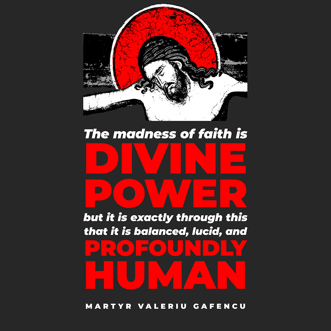 The Madness of Faith No. 1 | Orthodox Christian Hoodie / Hooded Sweatshirt