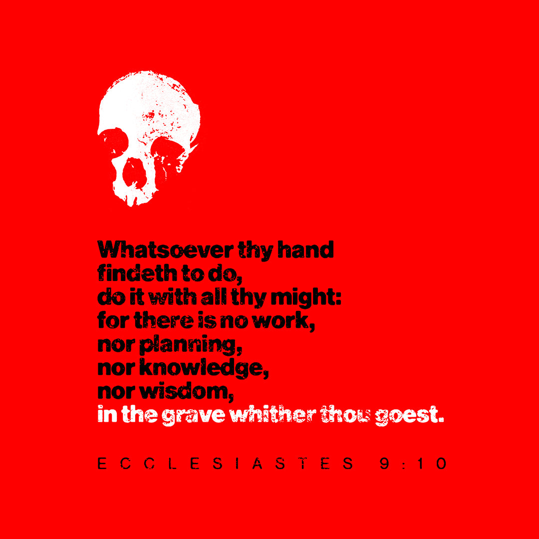 Whatsoever Thy Hand Findeth to Do No. 2 (Black Text) | Orthodox Christian Jersey Tank Top / Sleeveless Shirt