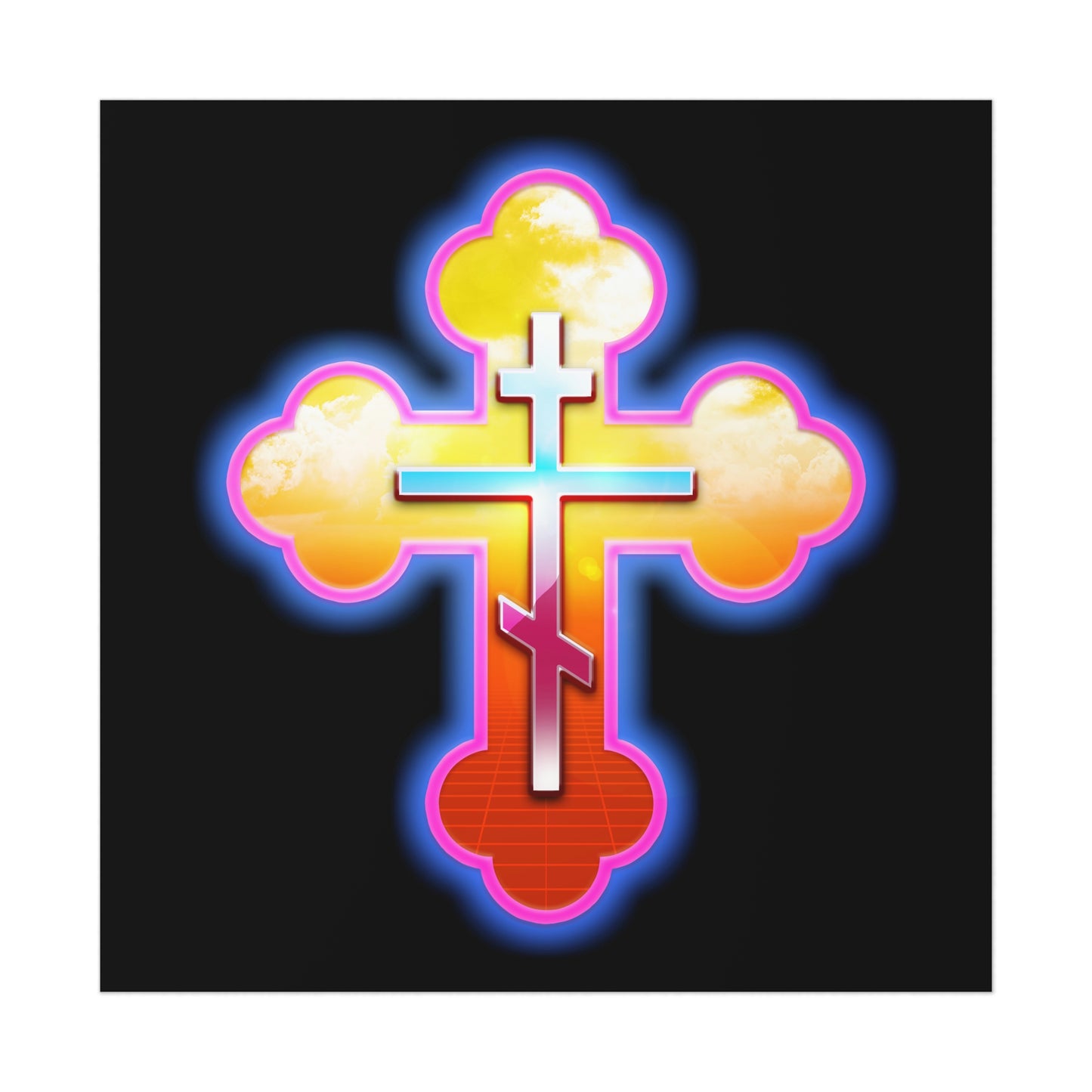 80s Cross No. 1 | Orthodox Christian Art Poster