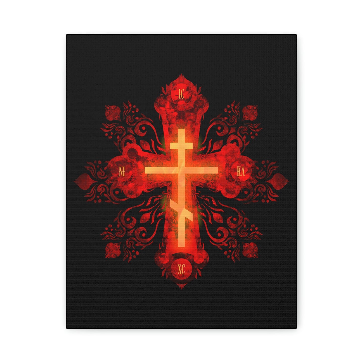 Art Cross: Russian Animation Style No. 1 | Orthodox Christian Canvas Art