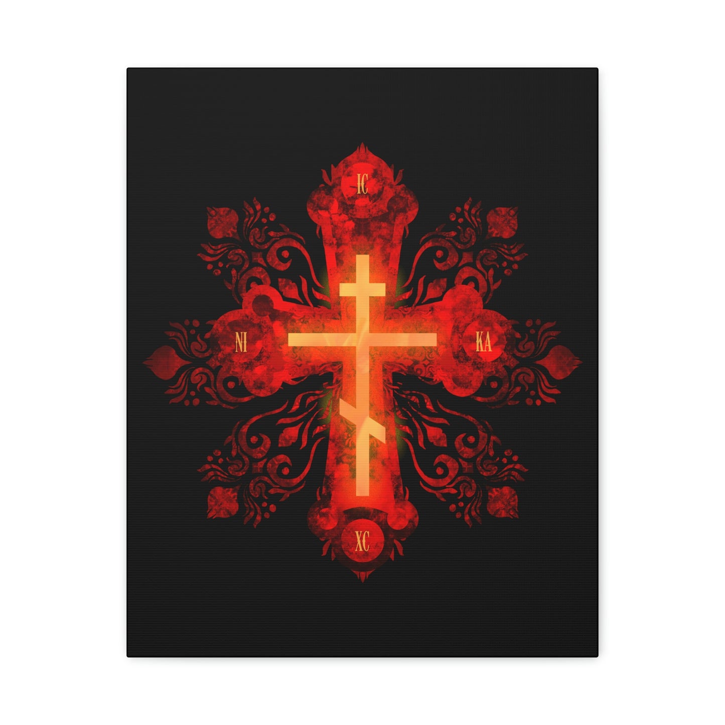 Art Cross: Russian Animation Style No. 1 | Orthodox Christian Canvas Art