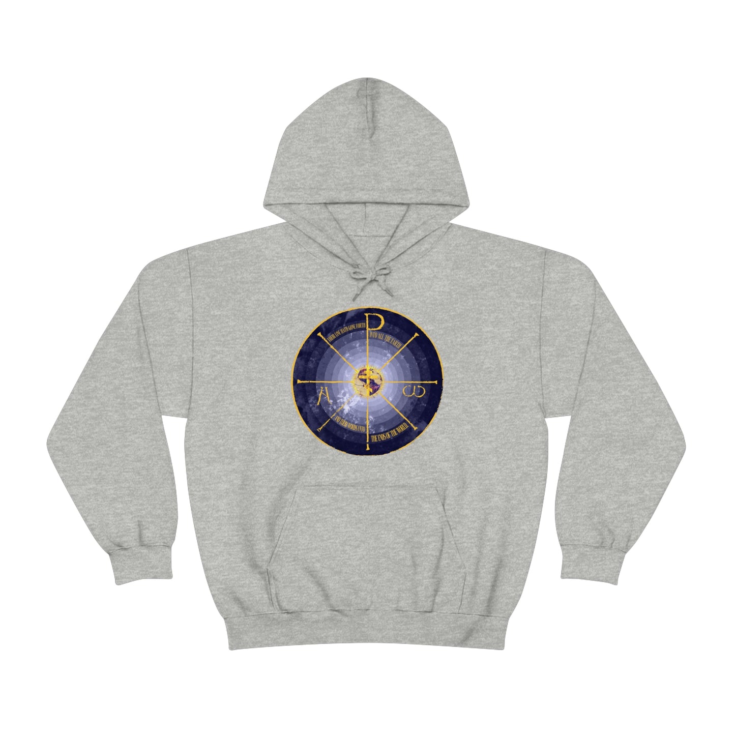 Geocentric Cross & Chi Rho No. 1 | Orthodox Christian Hoodie / Hooded Sweatshirt
