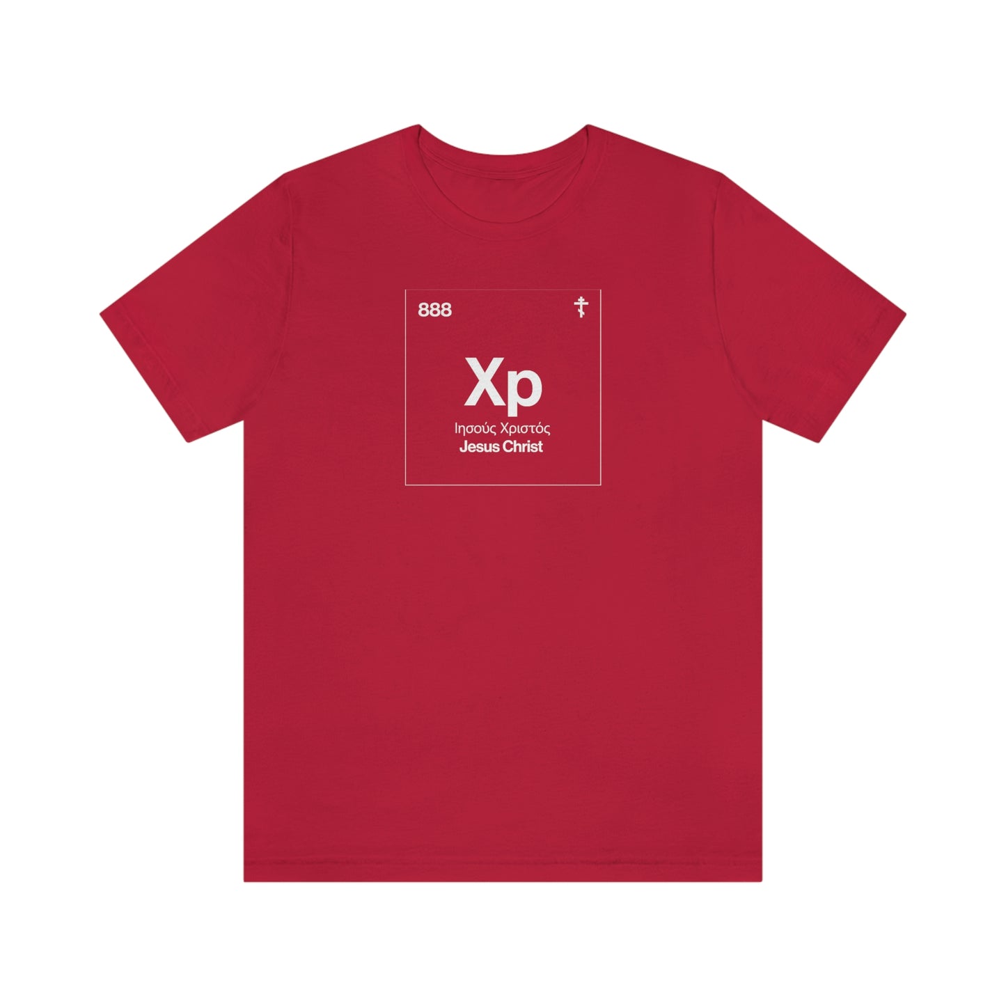 Christogram: Atomic Element No. 1 | Orthodox Christian T-Shirt