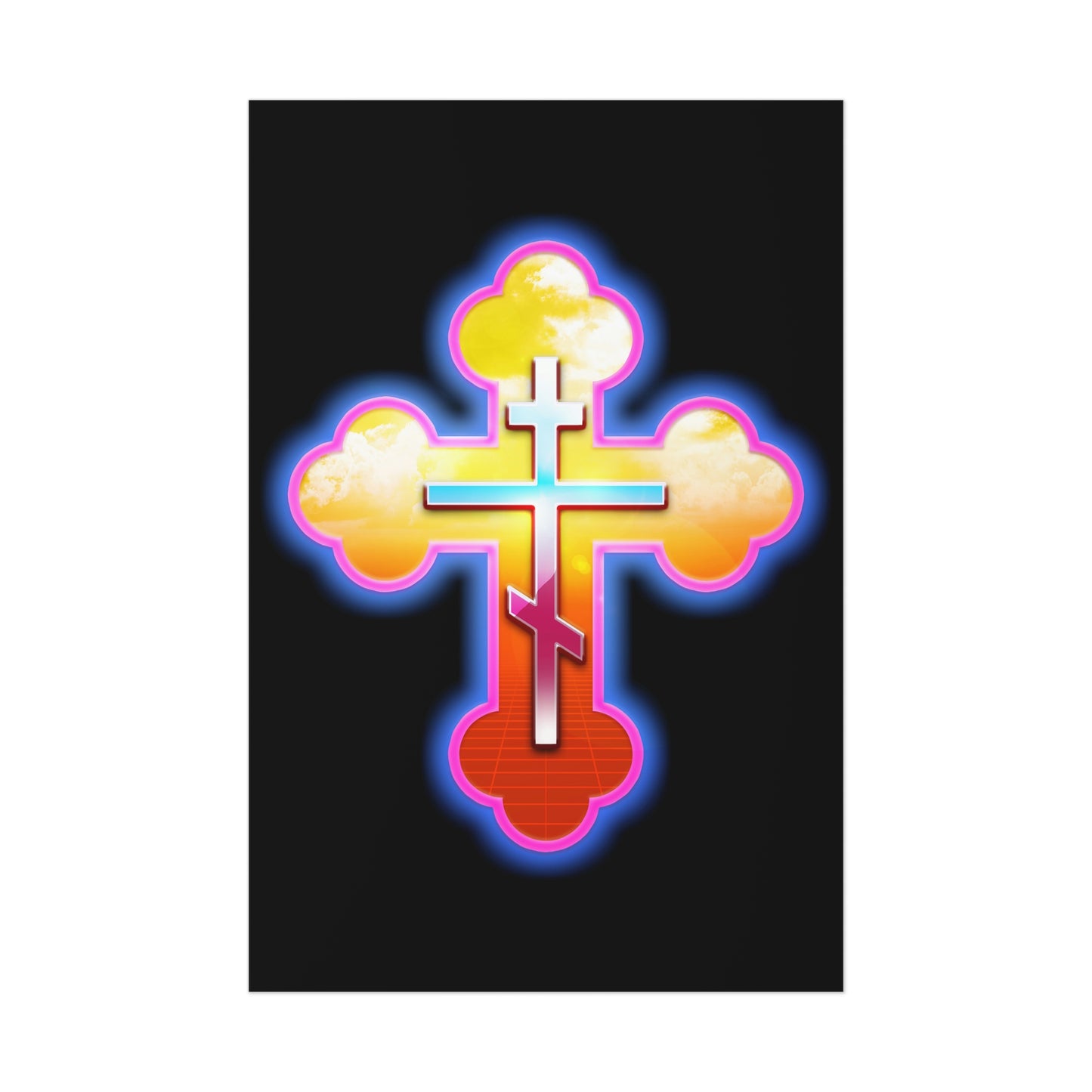 80s Cross No. 1 | Orthodox Christian Art Poster