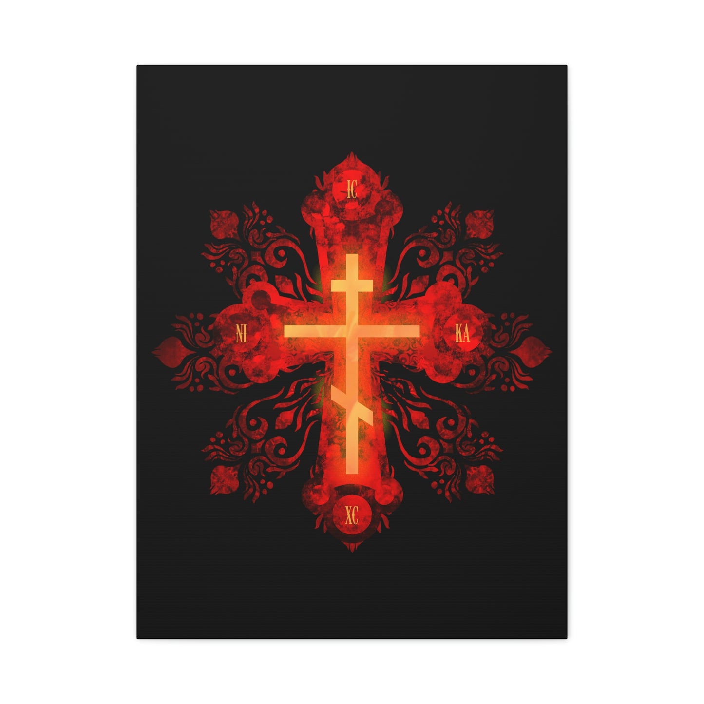 Art Cross: Russian Animation Style No. 1 | Orthodox Christian Canvas Art