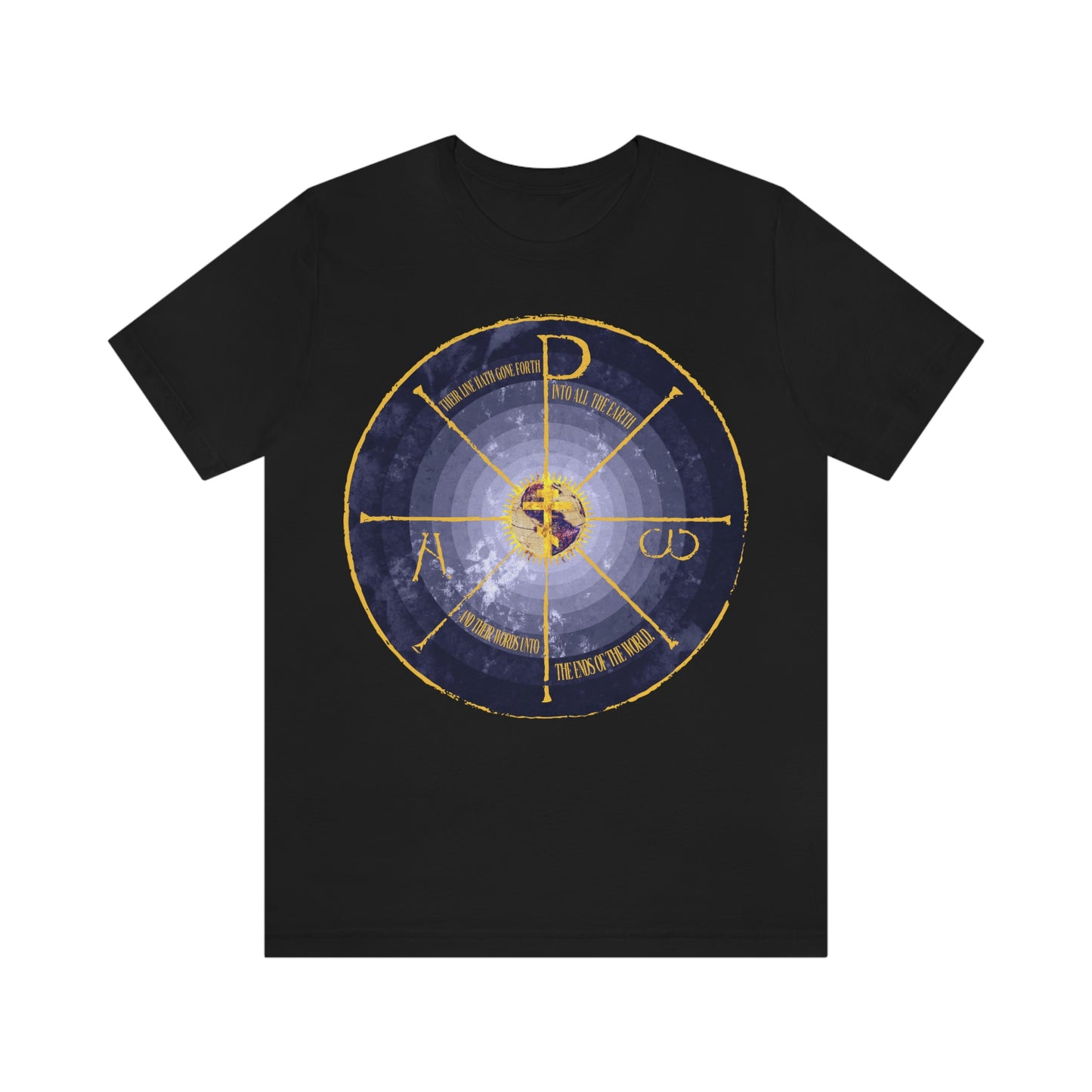 Geocentric Cross & Chi Rho No. 1 | Orthodox Christian T-Shirt