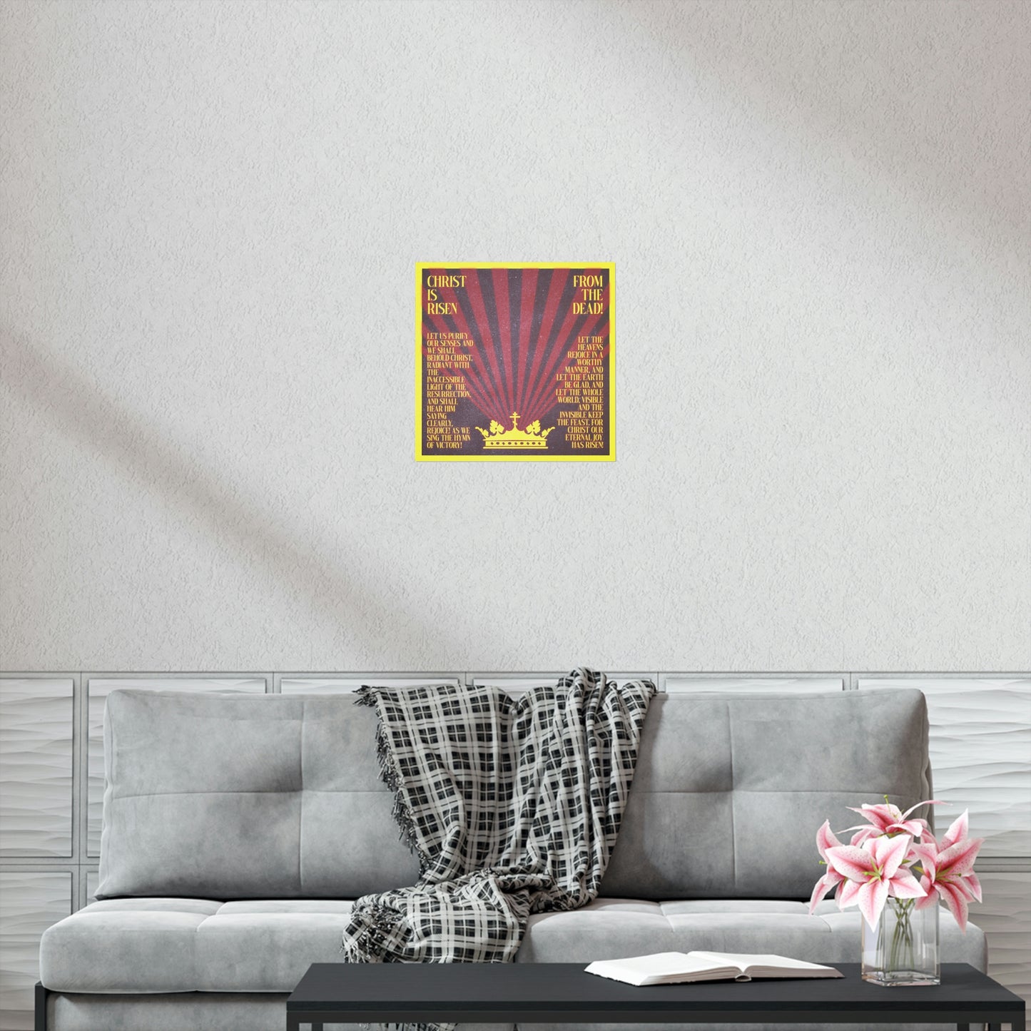 Christ is Risen From the Dead No. 1 | Orthodox Christian Art Poster