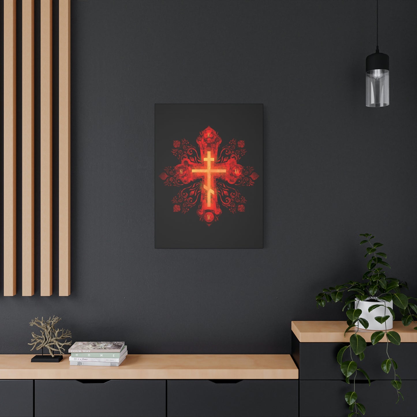 Art Cross: Russian Animation Style No. 1 | Orthodox Christian Canvas Art