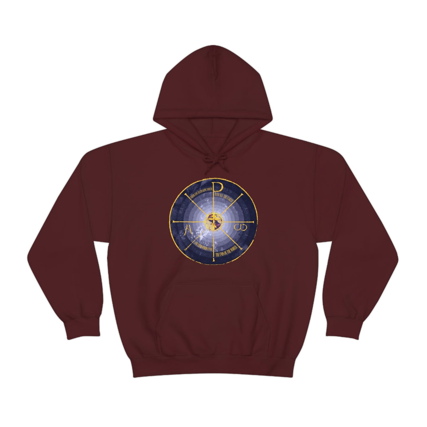 Geocentric Cross & Chi Rho No. 1 | Orthodox Christian Hoodie / Hooded Sweatshirt