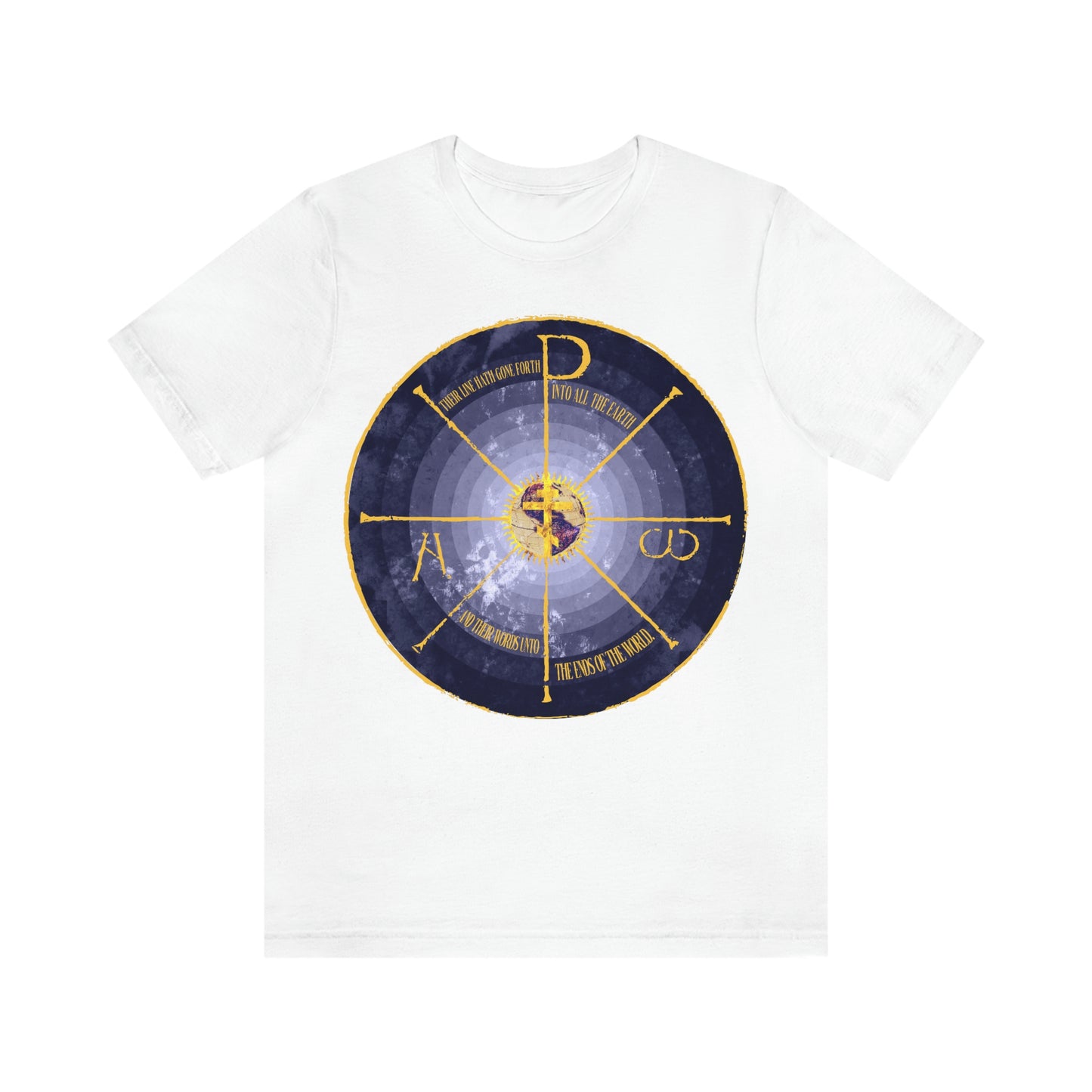 Geocentric Cross & Chi Rho No. 1 | Orthodox Christian T-Shirt