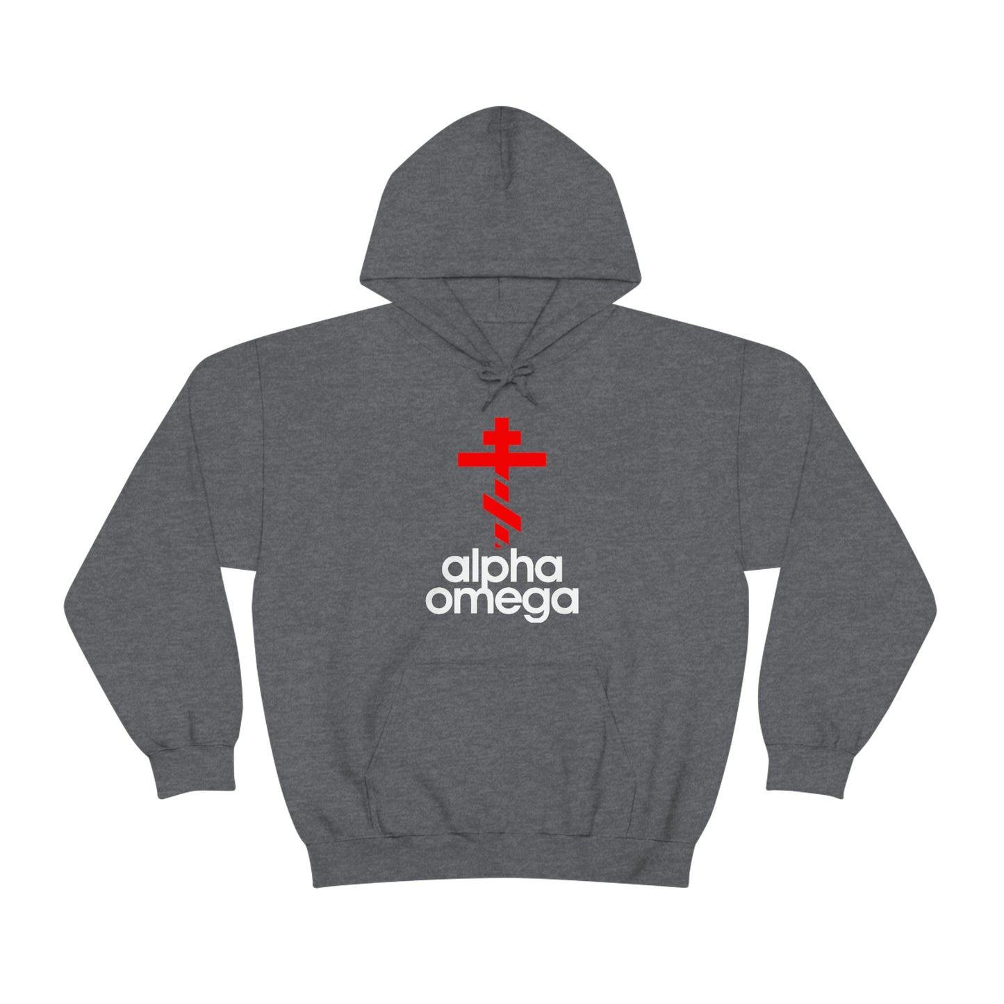 Alpha & Omega No. 1 | Orthodox Christian Hoodie / Hooded Sweatshirt