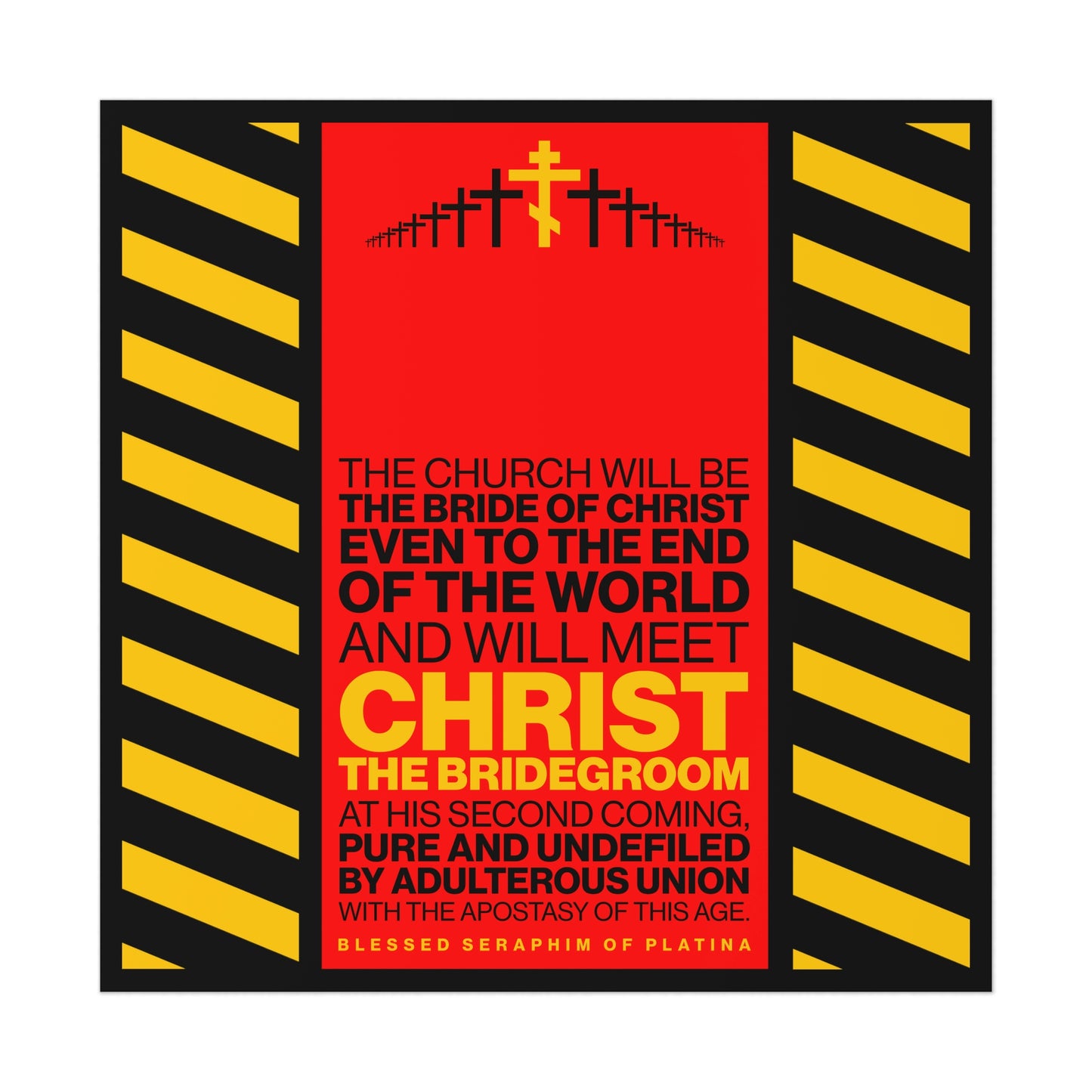 The Church Will Be the Bride of Christ No. 1 | Orthodox Christian Art Poster