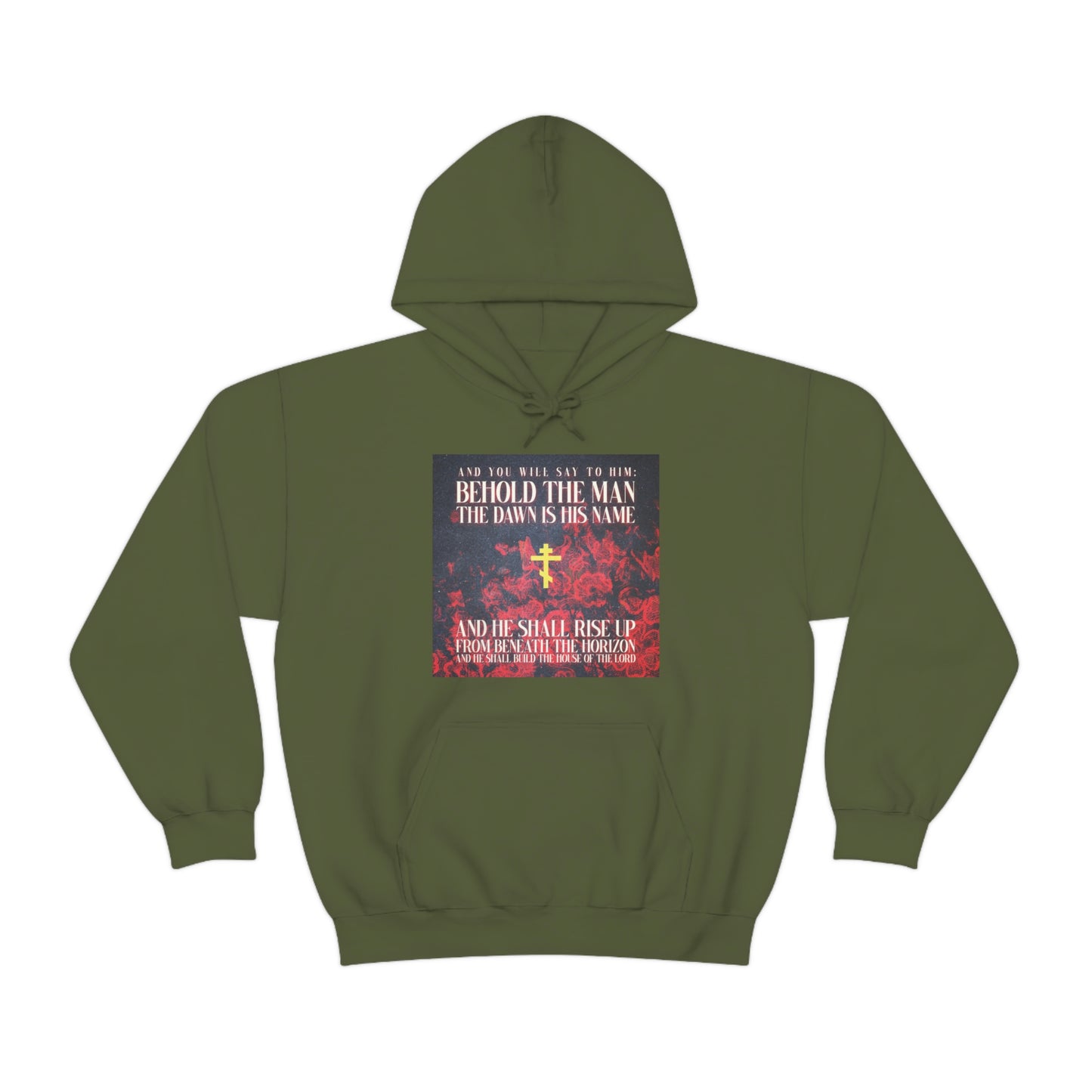 Behold the Man, the Dawn is His Name No. 1 | Orthodox Christian Hoodie / Hooded Sweatshirt