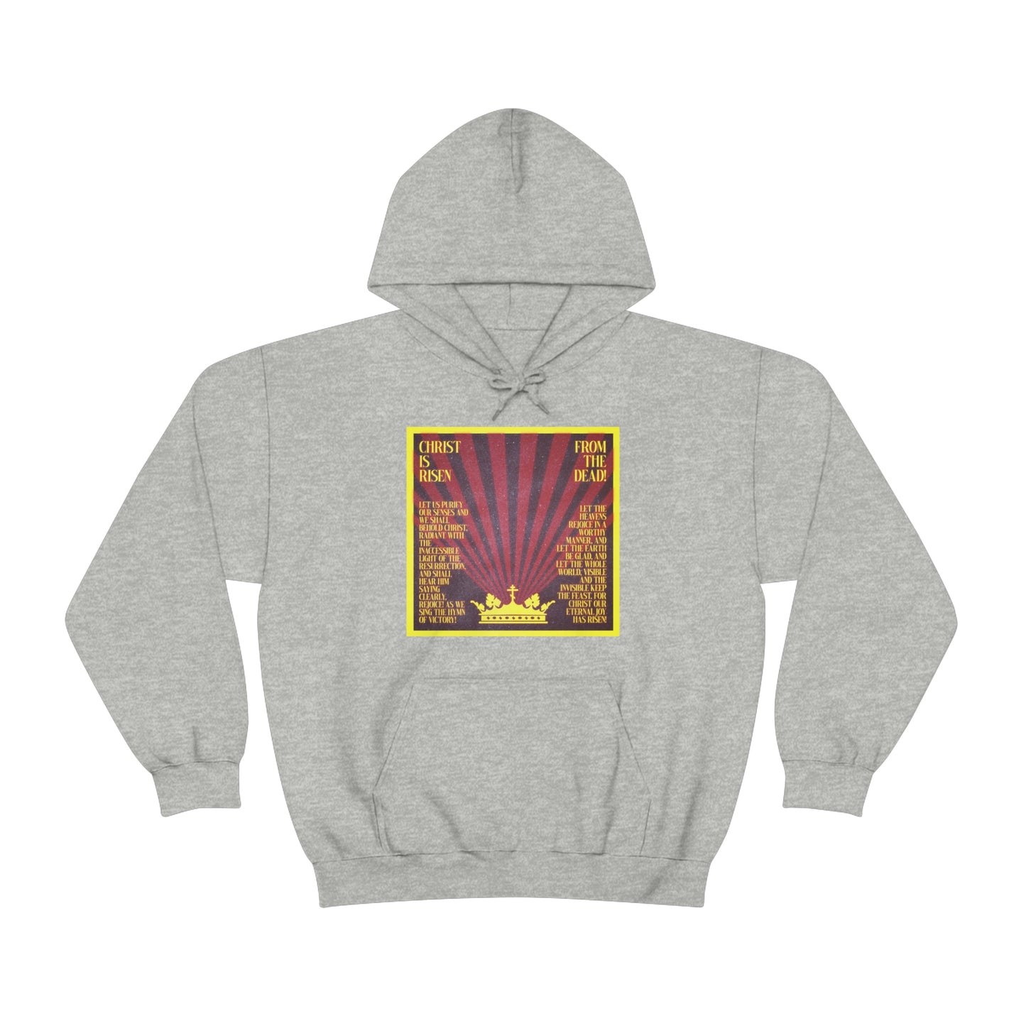 Christ is Risen From the Dead No. 1 | Orthodox Christian Hoodie / Hooded Sweatshirt