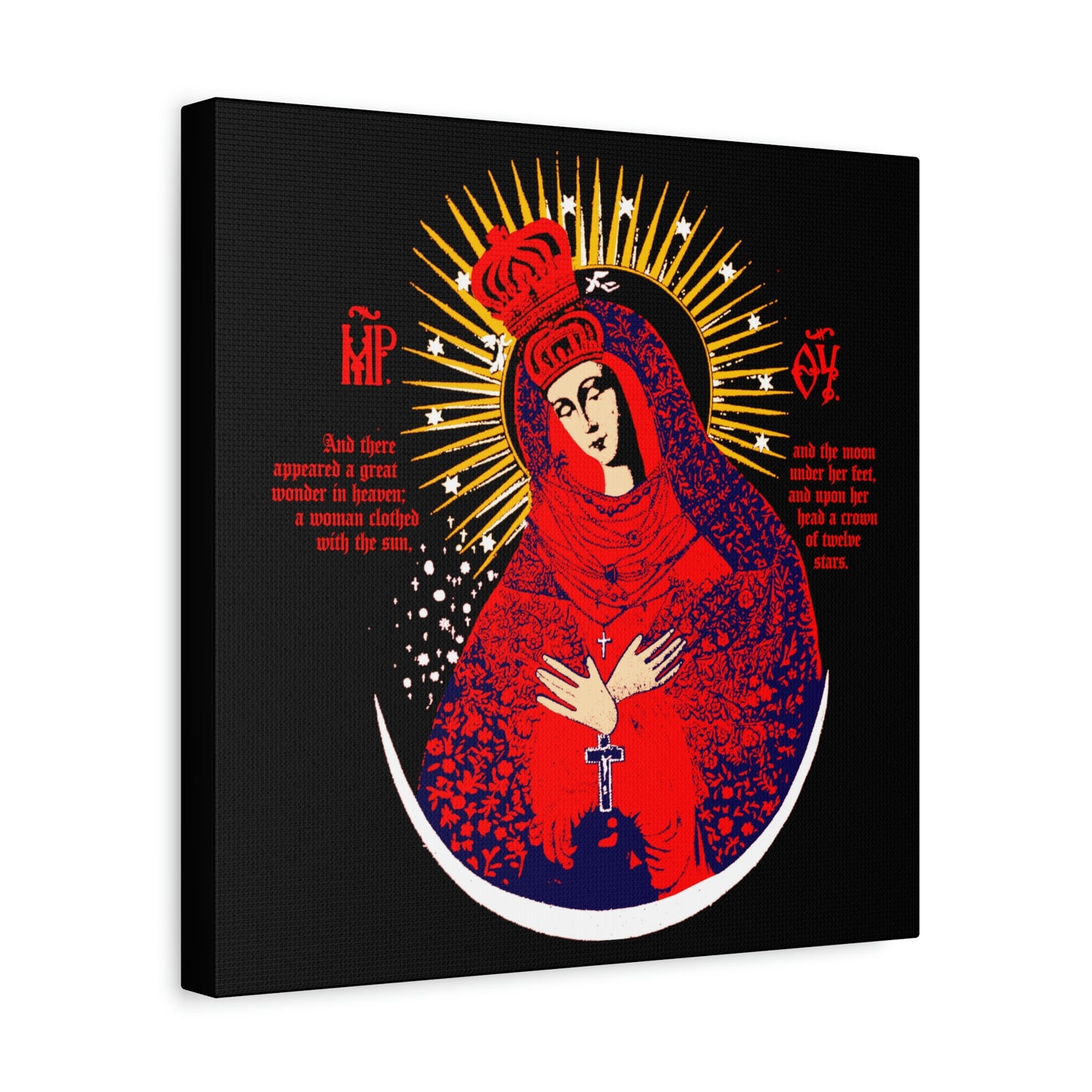 Our Lady the Gate of Dawn No. 1 | Canvas Icono-Graphic | Orthodox Christian Art