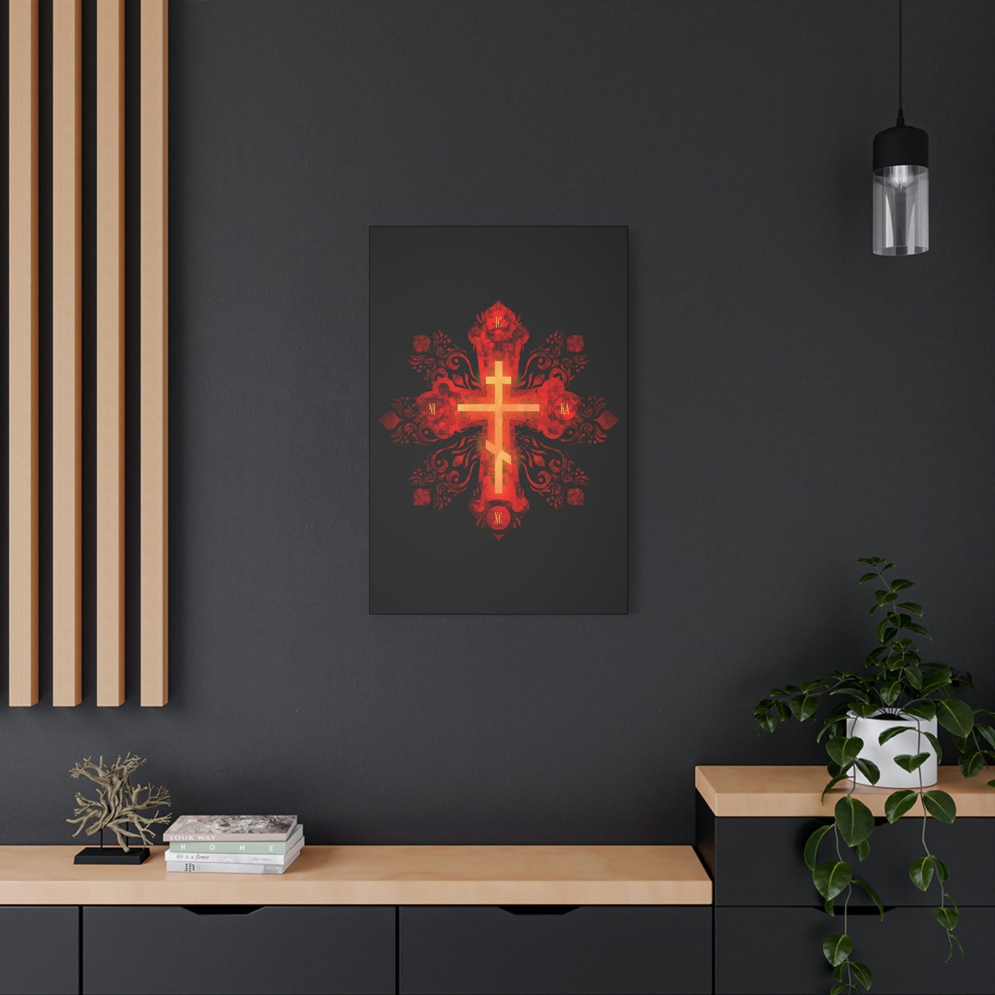 Art Cross: Russian Animation Style No. 1 | Orthodox Christian Canvas Art