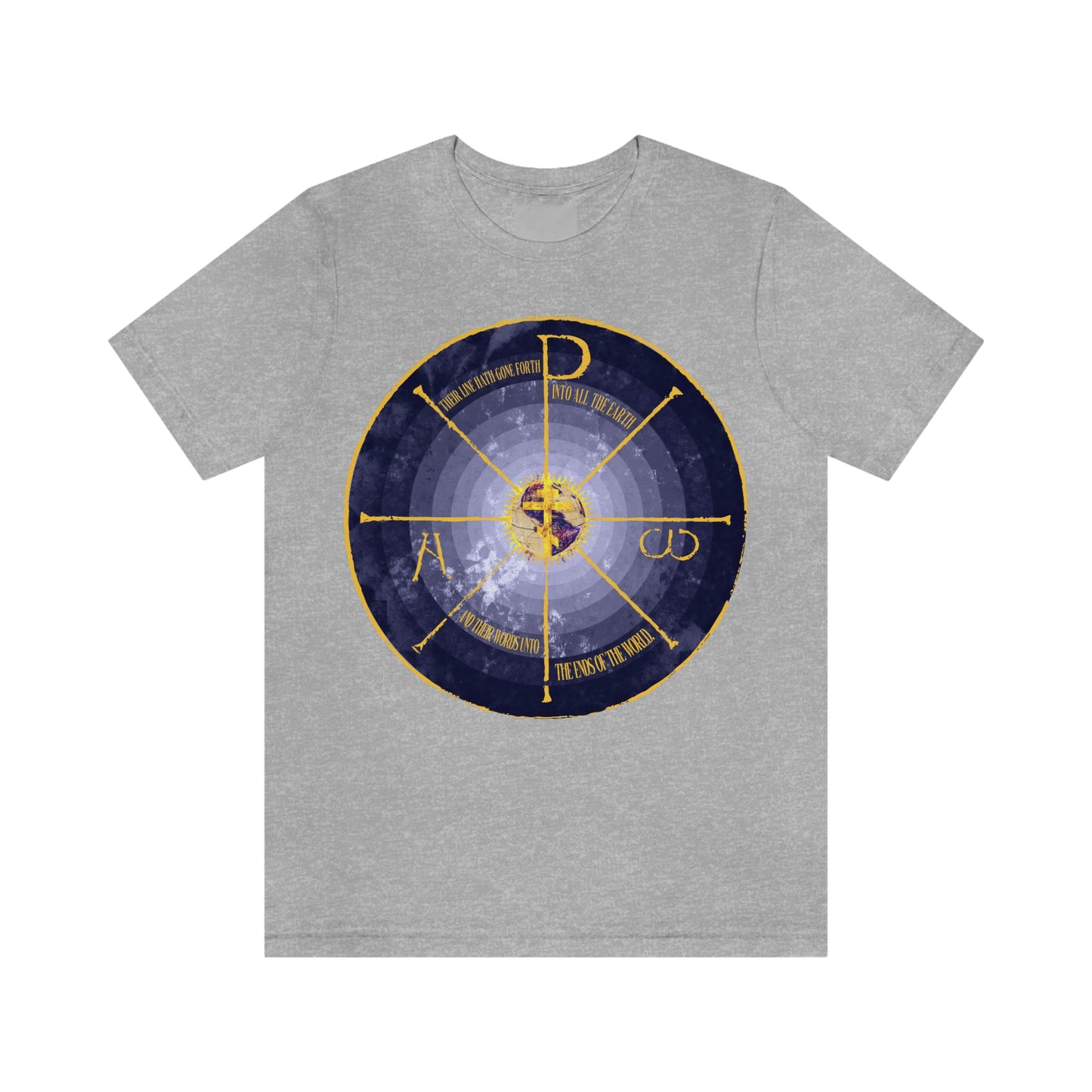 Geocentric Cross & Chi Rho No. 1 | Orthodox Christian T-Shirt