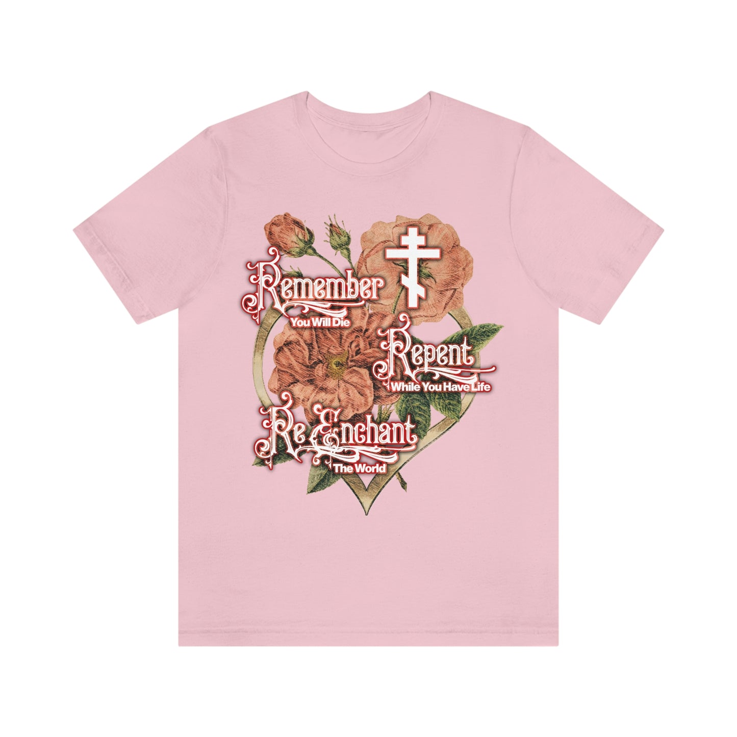 Remember Repent Re-Enchant: Victorian Design No.1a | Orthodox Christian T-Shirt