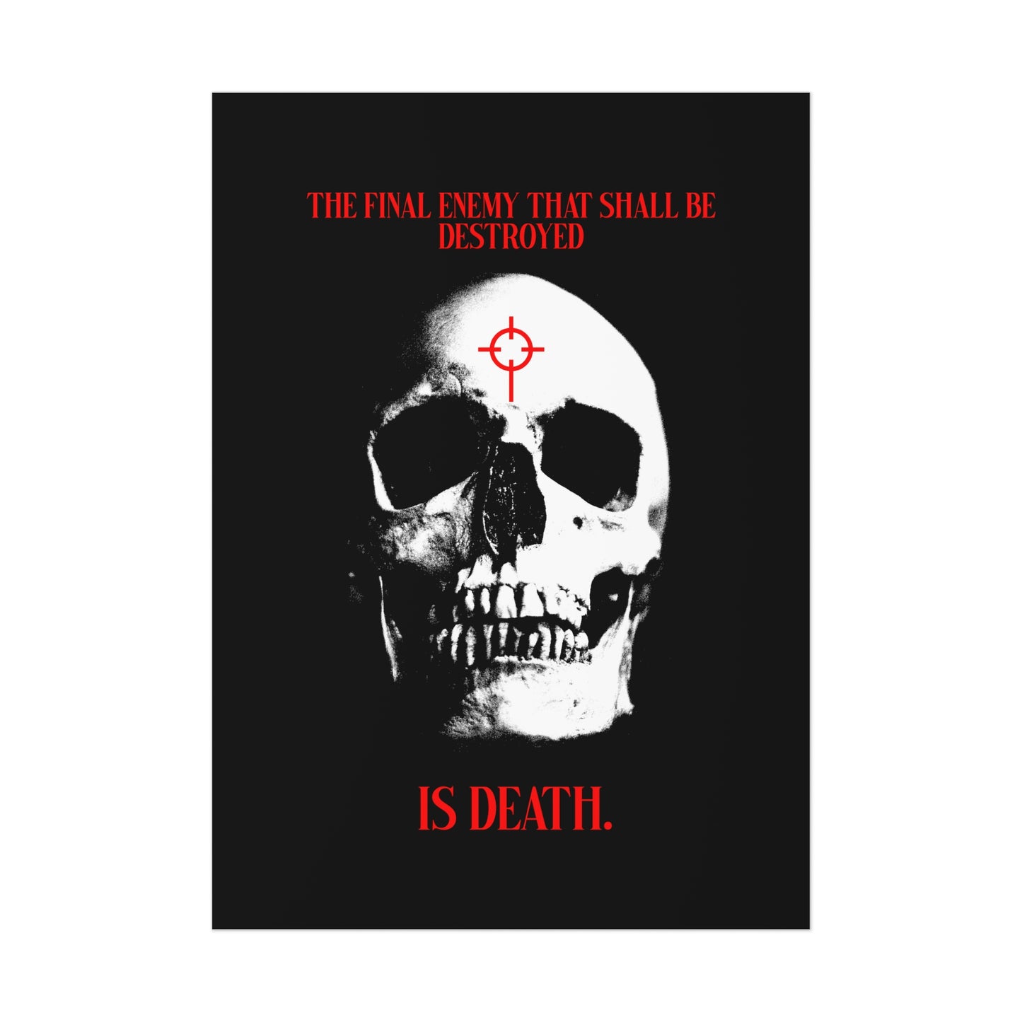 The Final Enemy That Shall Be Destroyed No.1 | Orthodox Christian Art Poster