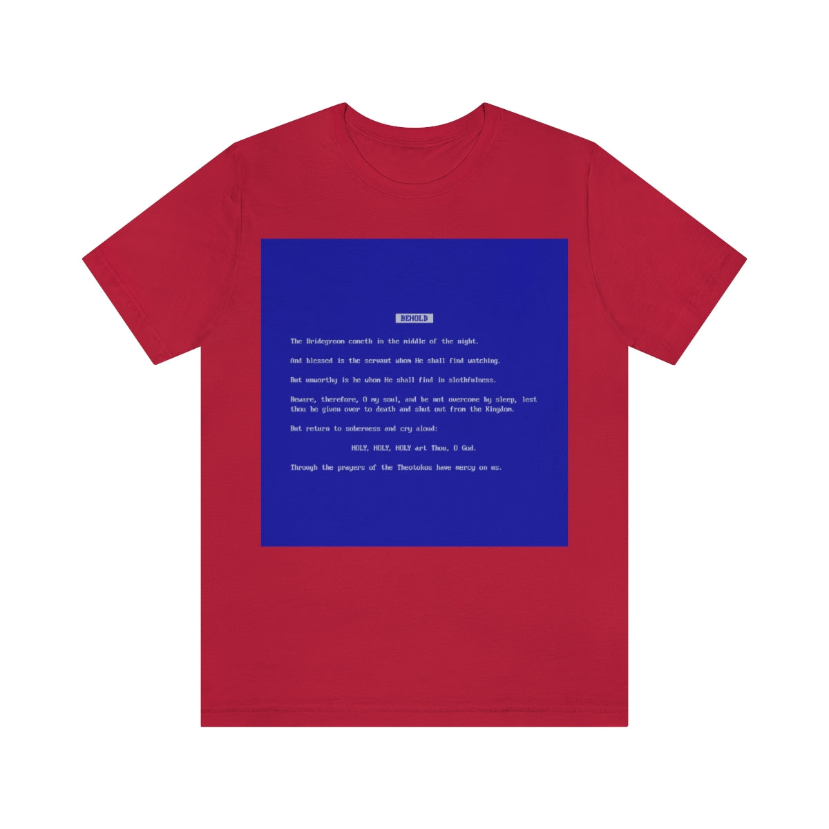 Behold the Bridegroom No. 4 | Orthodox Christian T-Shirt