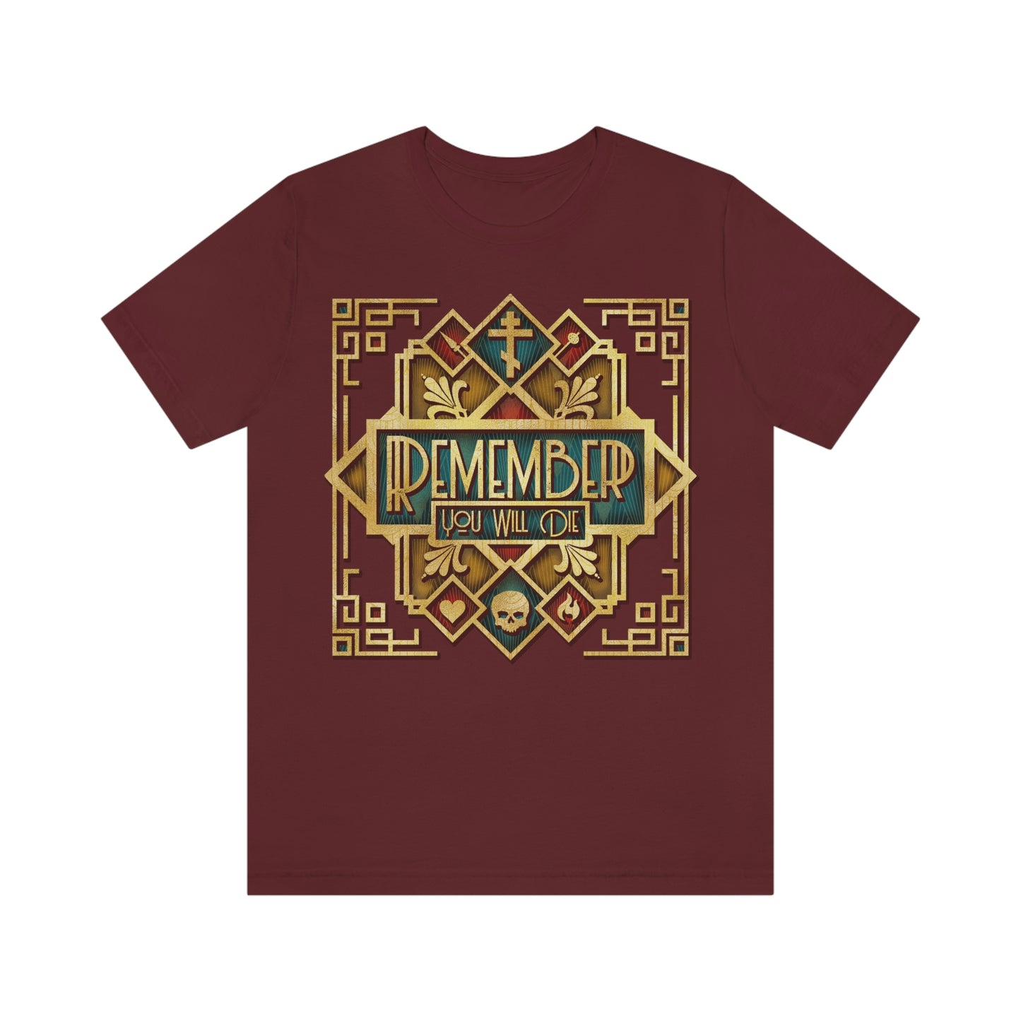Remember You Will Die: Art Deco Design No.2 | Orthodox Christian T-Shirt